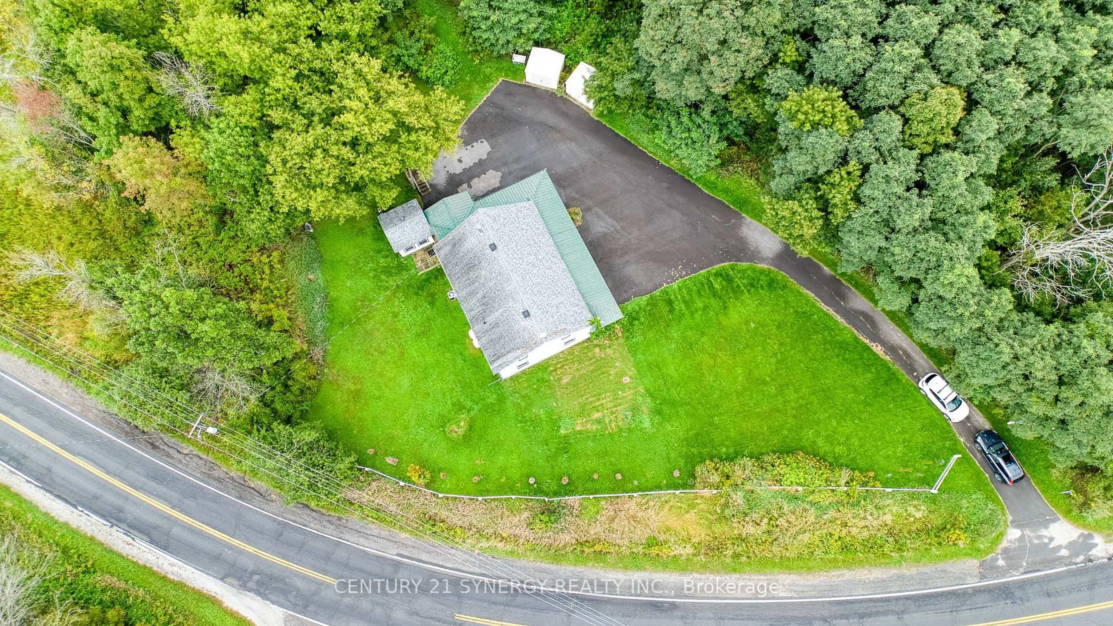 A pic from outside/outdoor area/front of a property/back of a property/a pic from drone, street for 4237 WATSON'S CORNERS Rd, Mcdonalds Corners Ontario K0G 1M0