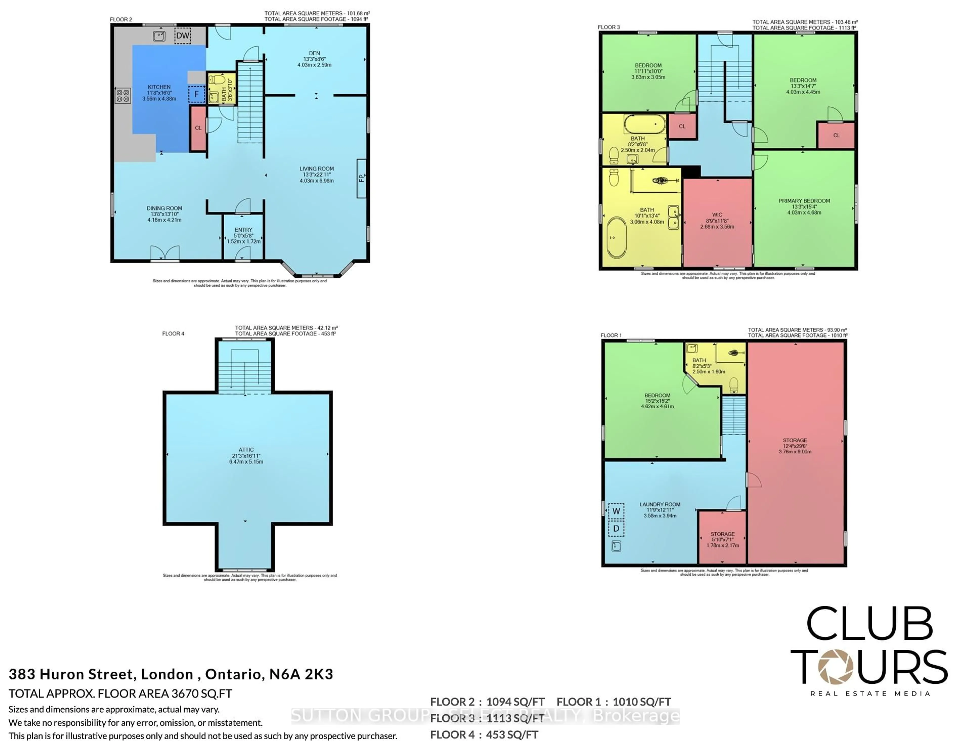 Floor plan for 383 Huron St, London East Ontario N6A 2K3
