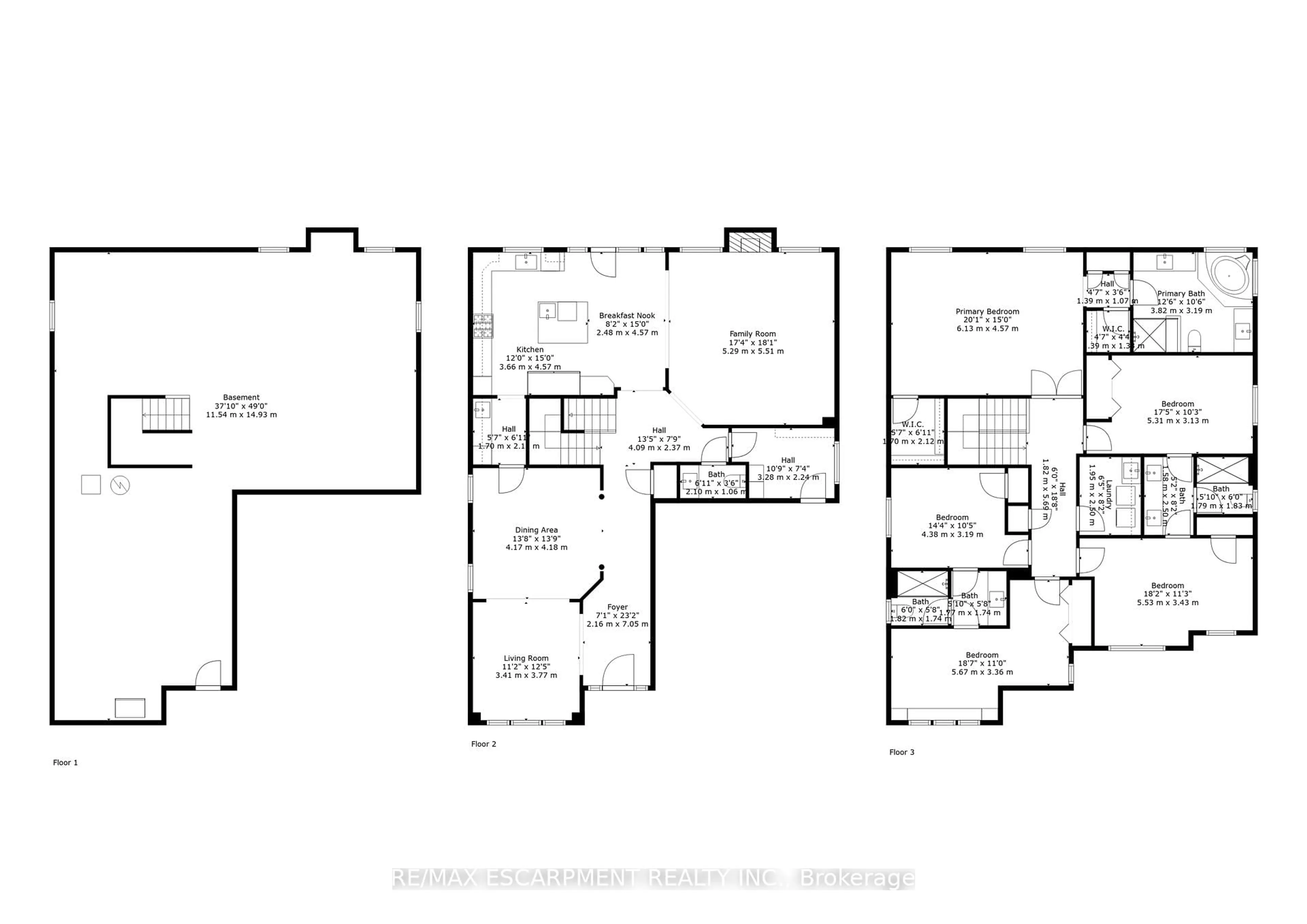 Floor plan for 70 ATTRIDGE Cres, Hamilton Ontario L8B 0T9