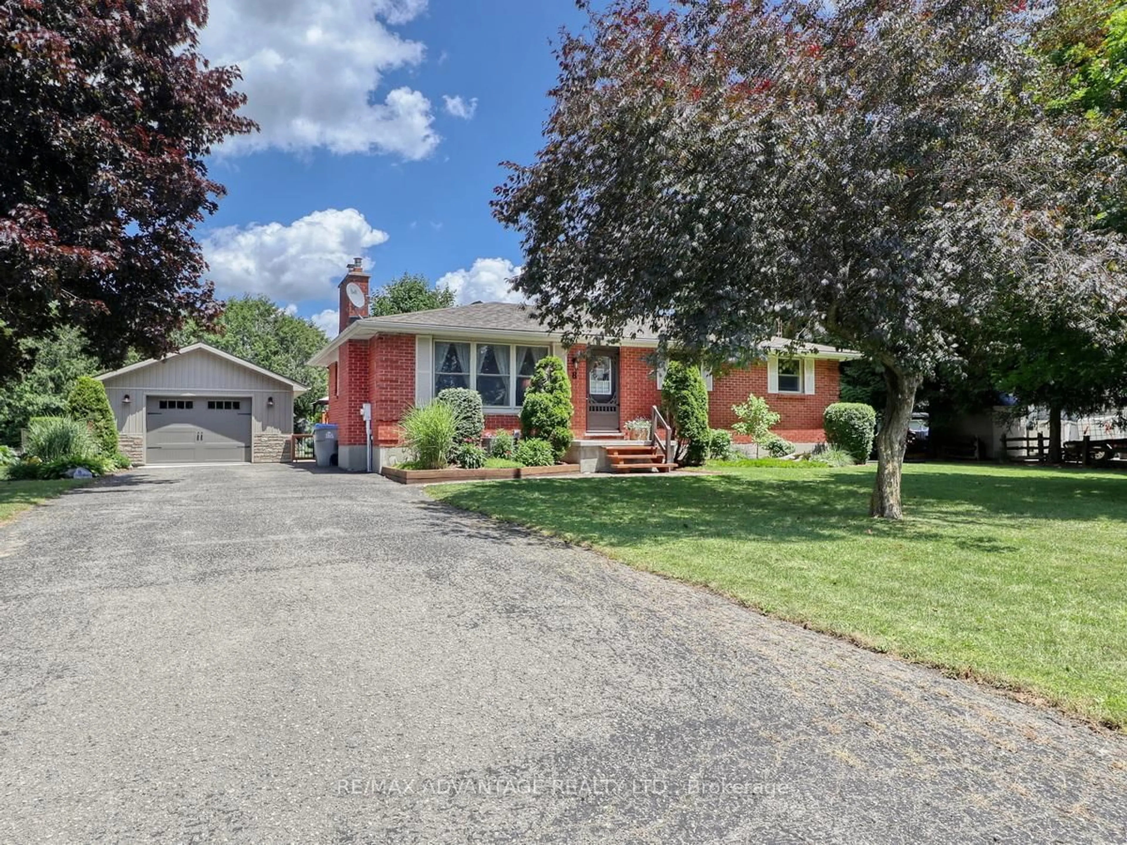 A pic from outside/outdoor area/front of a property/back of a property/a pic from drone, street for 8 East Williams St, North Middlesex Ontario N0M 1A0