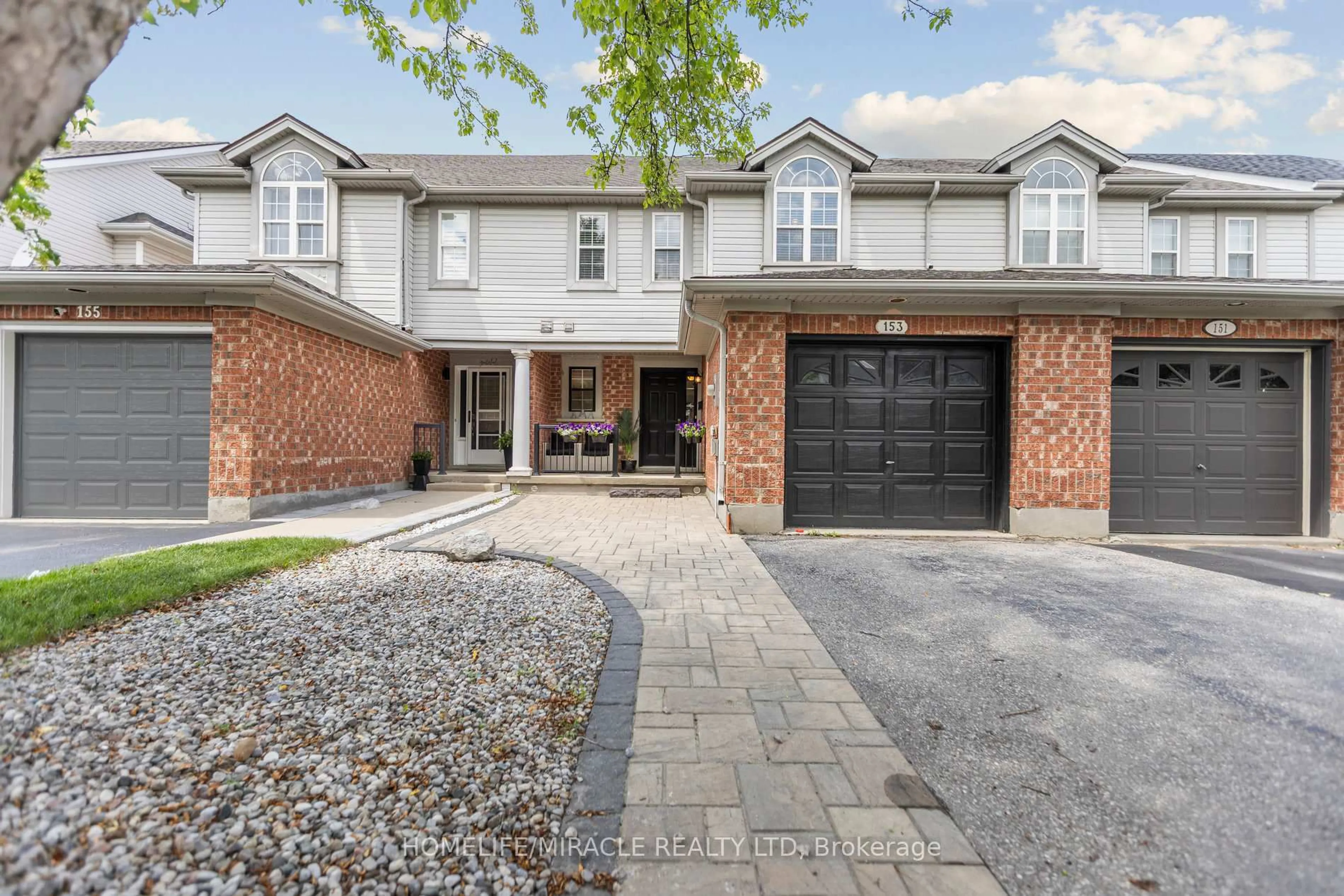 Home with brick exterior material, street for 153 Werstine Terr, Cambridge Ontario N3C 4G9