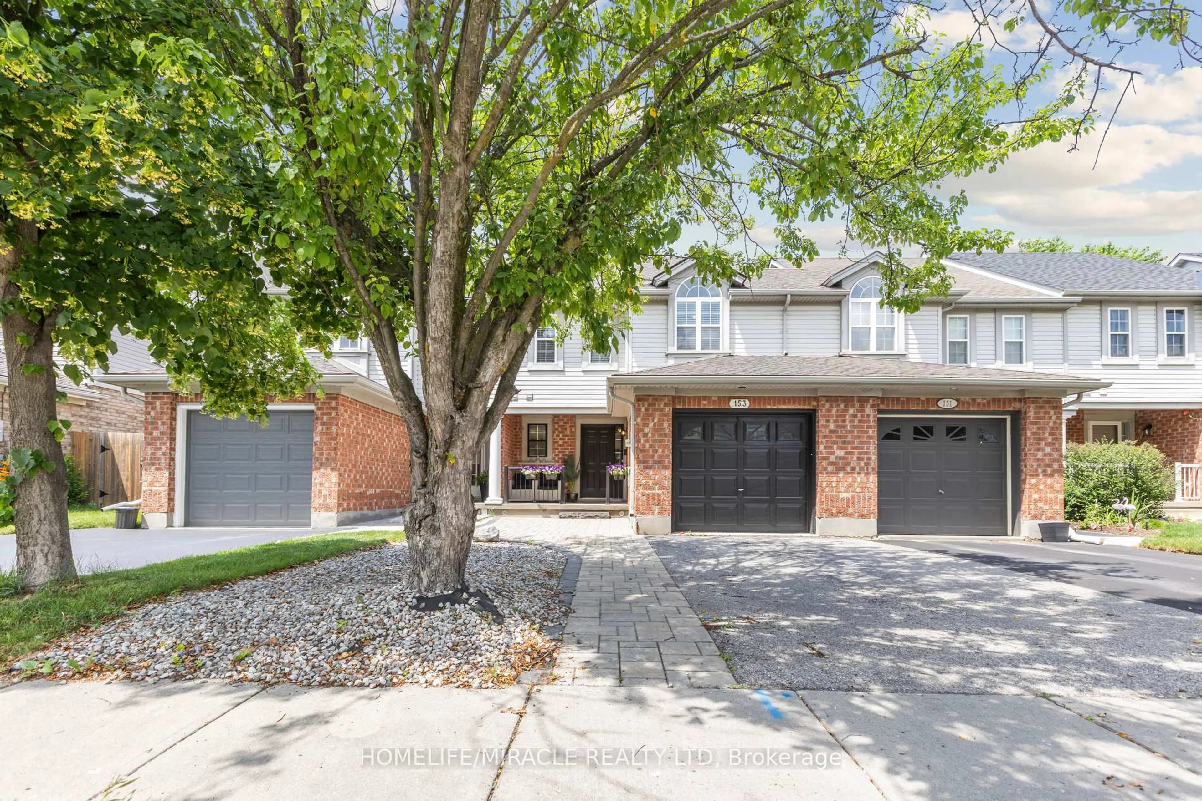 Home with brick exterior material, street for 153 Werstine Terr, Cambridge Ontario N3C 4G9