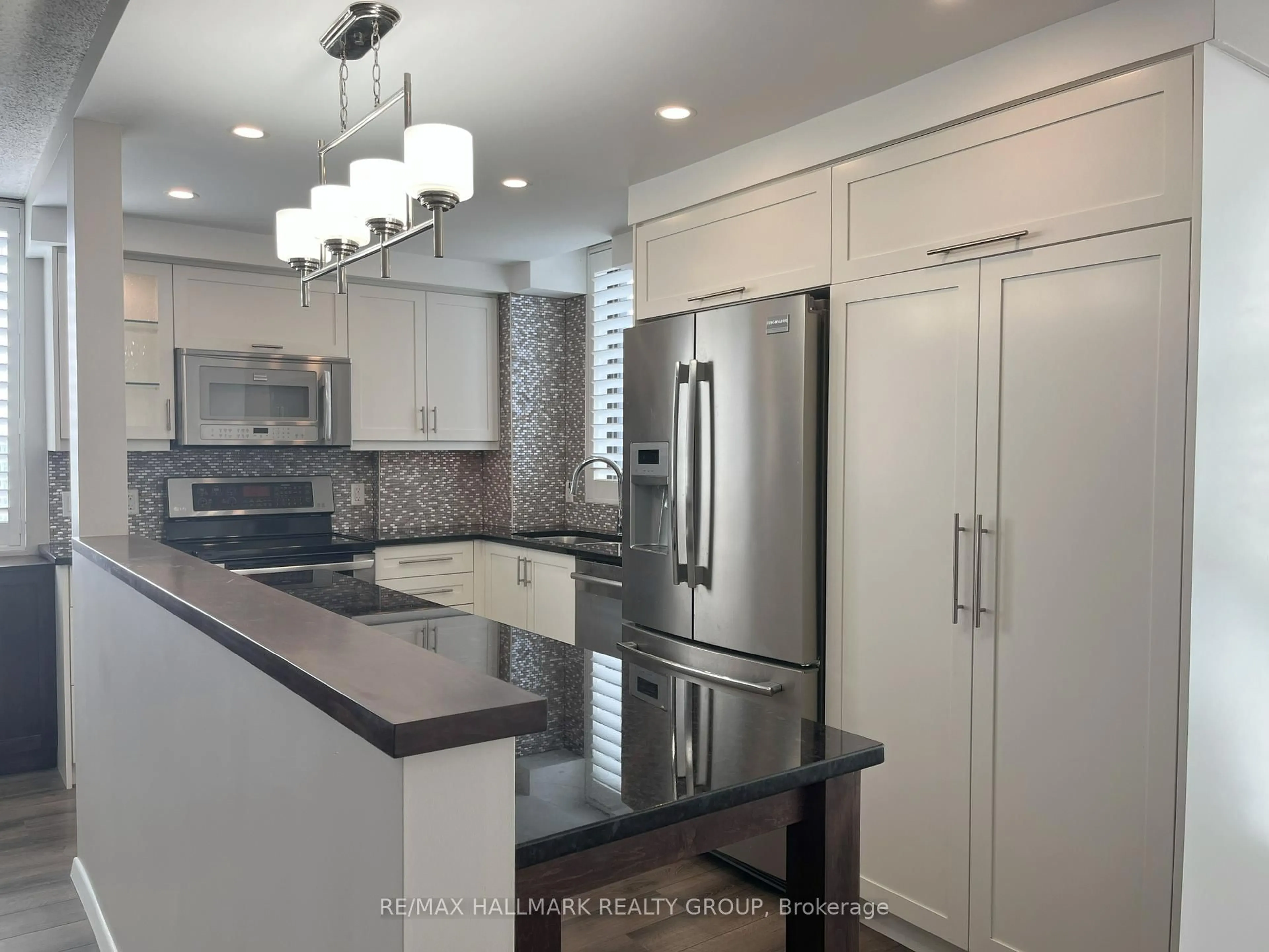 Contemporary kitchen, ceramic/tile floor for 2871 Richmond Rd #1210, Ottawa Ontario K2B 8M5