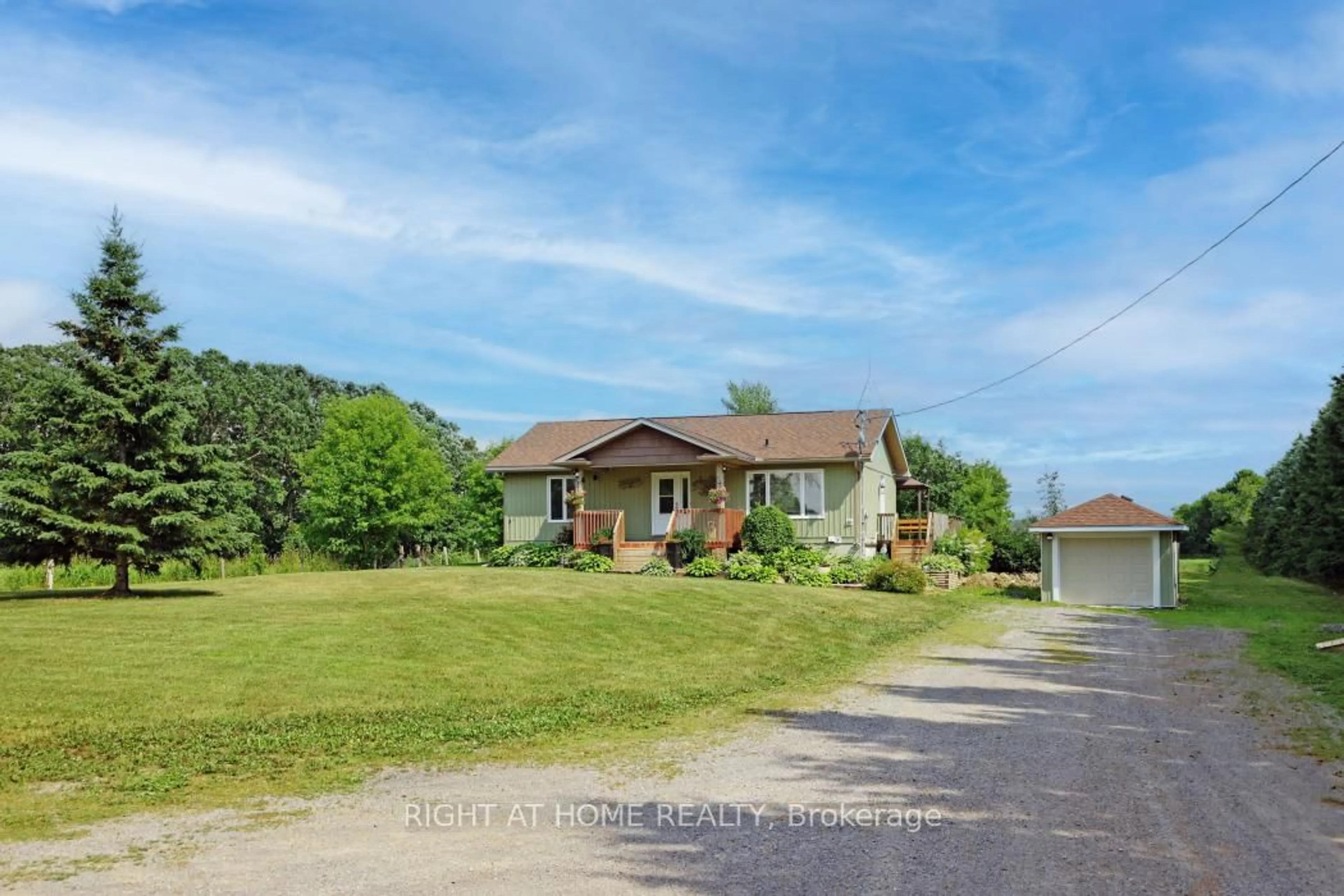 A pic from outside/outdoor area/front of a property/back of a property/a pic from drone, street for 6042 Dobson Lane, Richmond Ontario K0A 2Z0