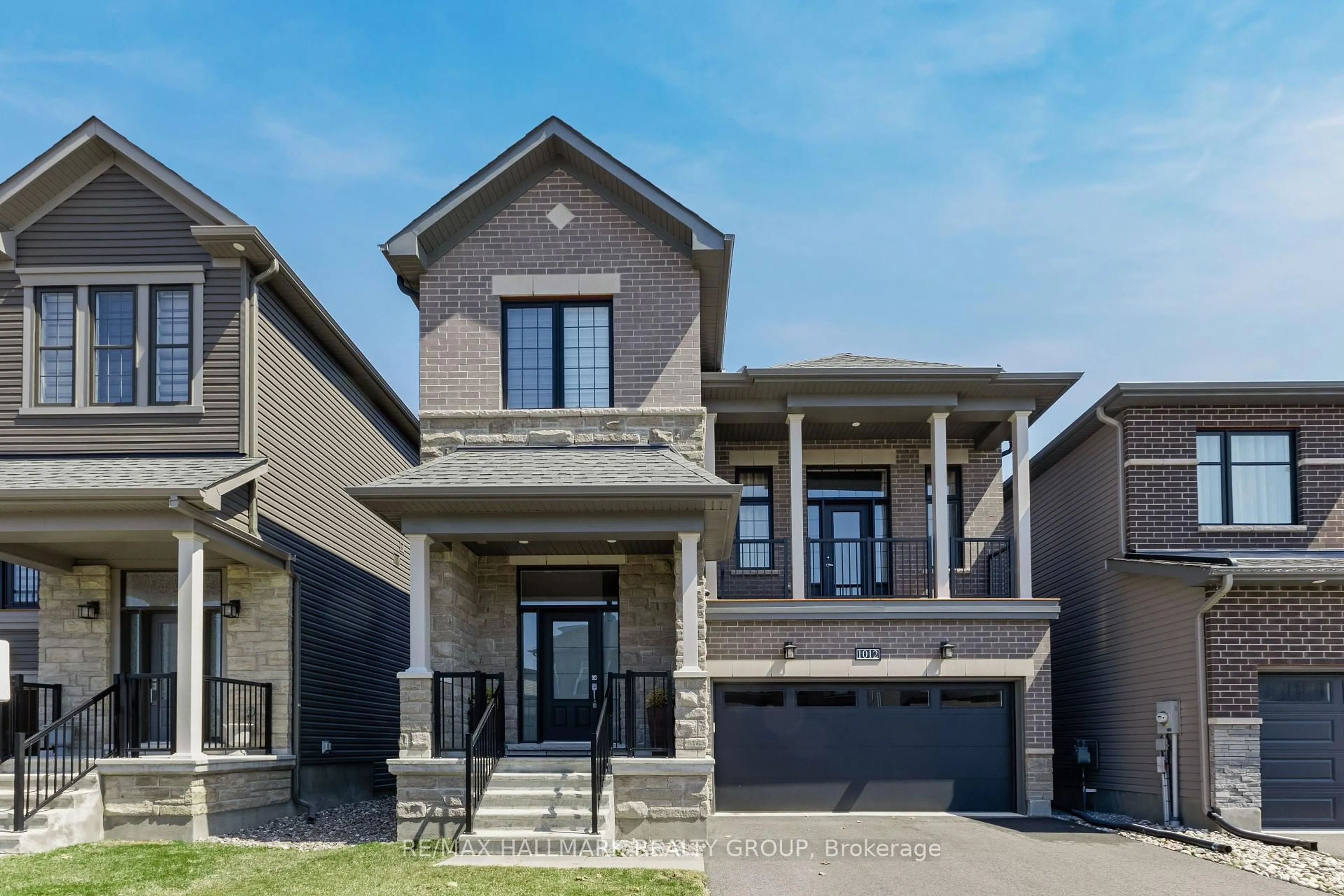 Home with brick exterior material, street for 1012 Jubilation Crt, Ottawa Ontario K4A 5K4