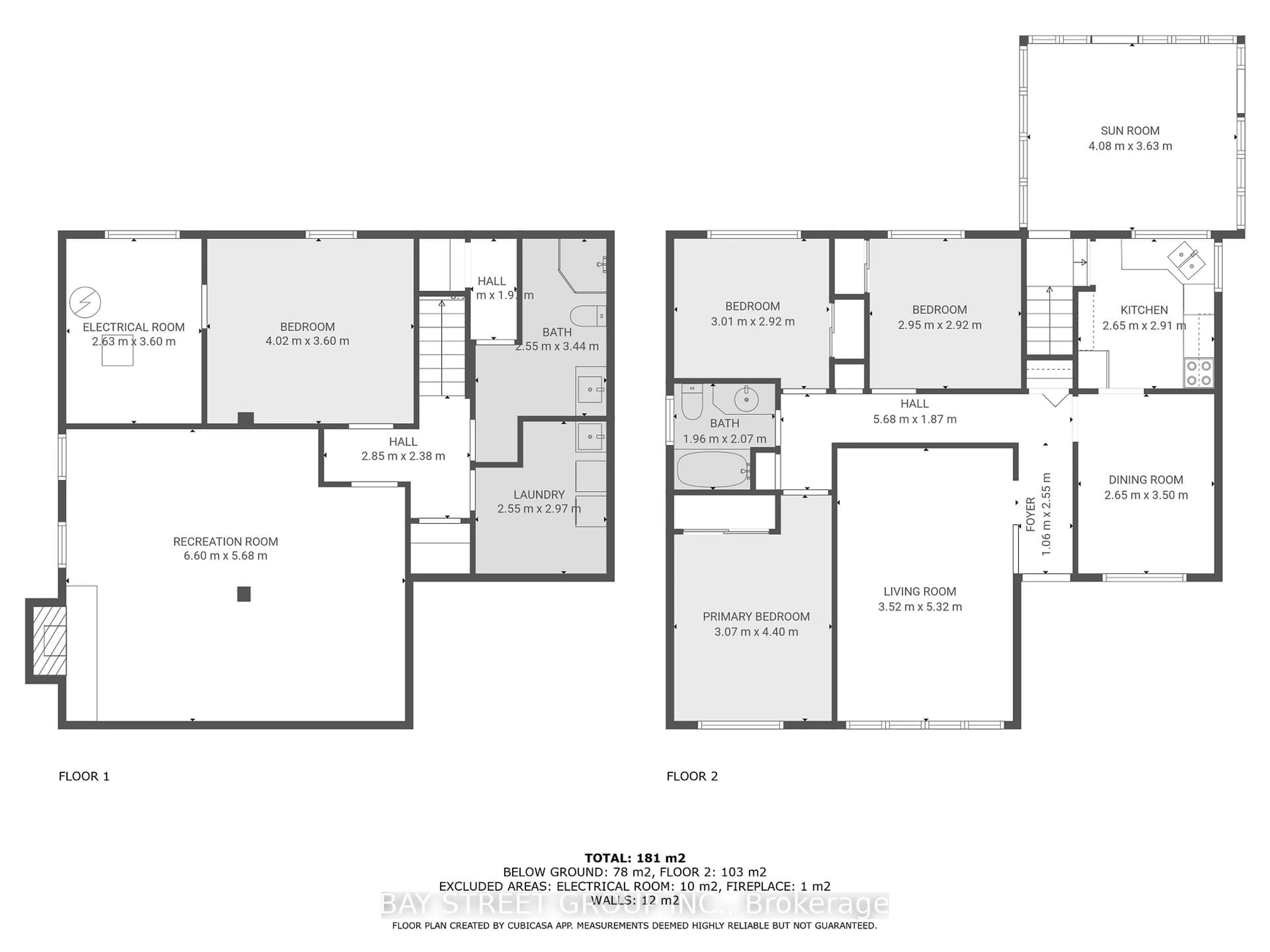 Floor plan for 80 Pearce Ave, St. Catharines Ontario L2M 6N5