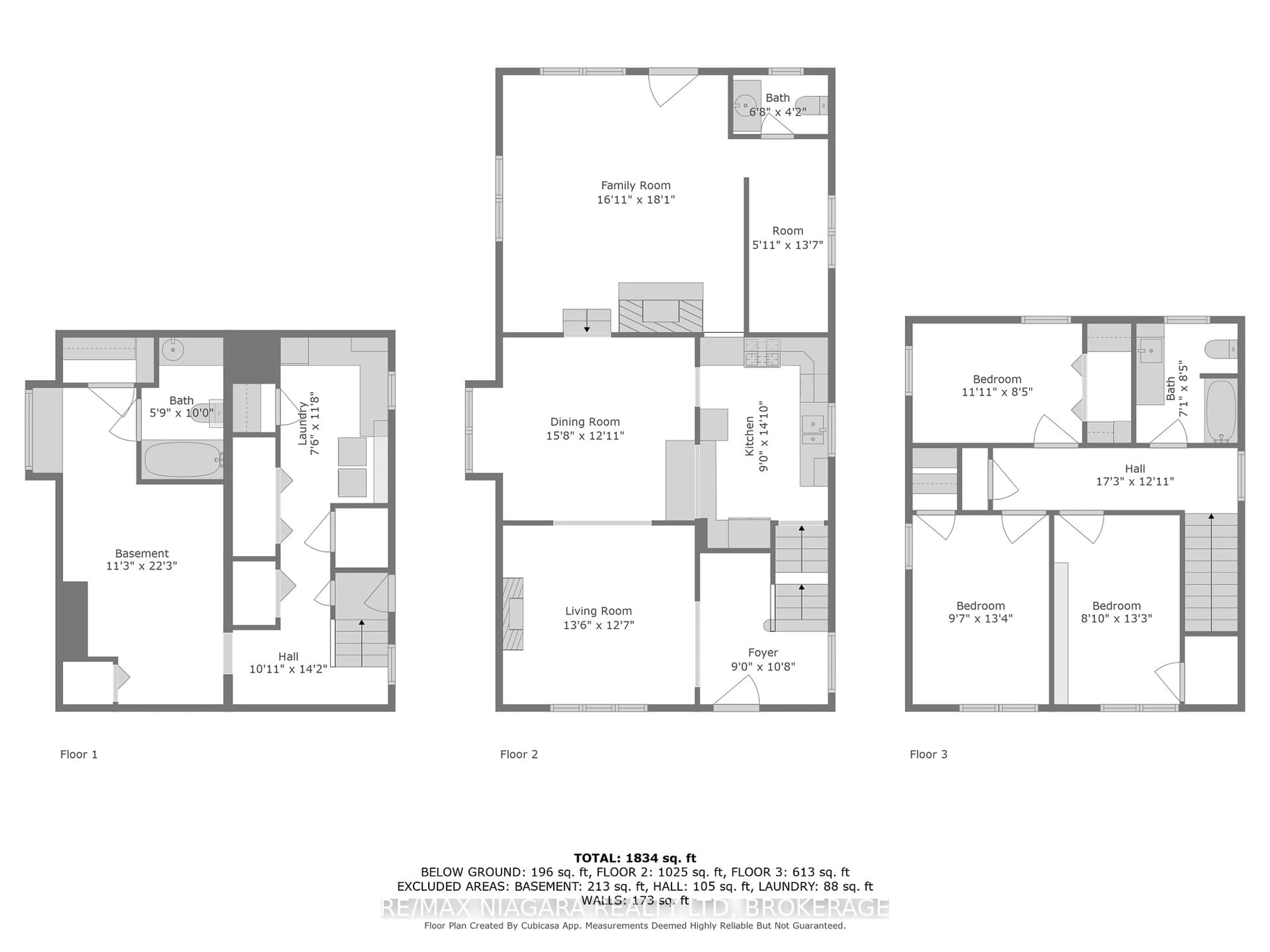 Floor plan for 265 Clarence St, Port Colborne Ontario L3K 3G7