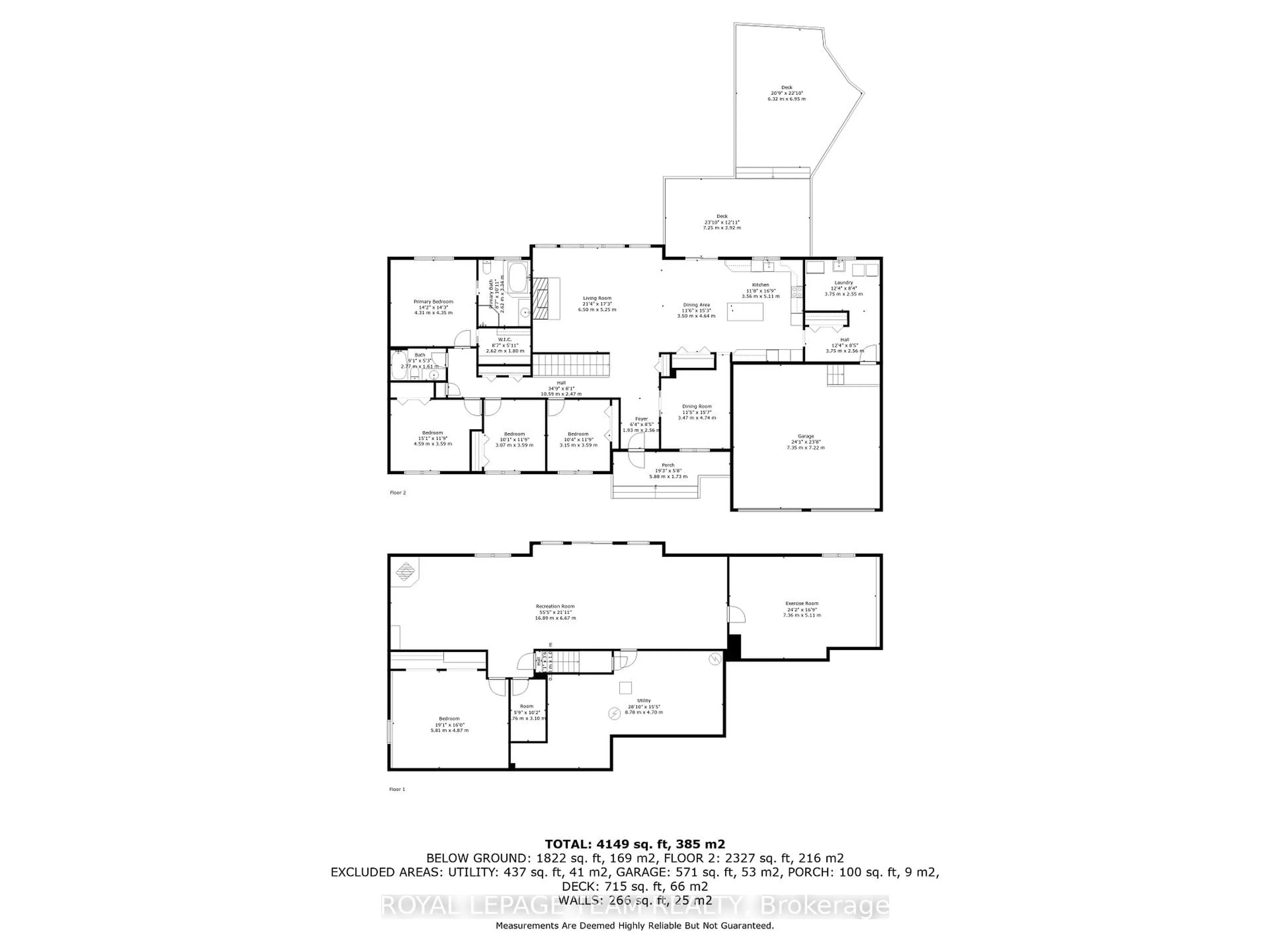 Floor plan for 6473 Springhill Rd, Osgoode Ontario K0A 2W0