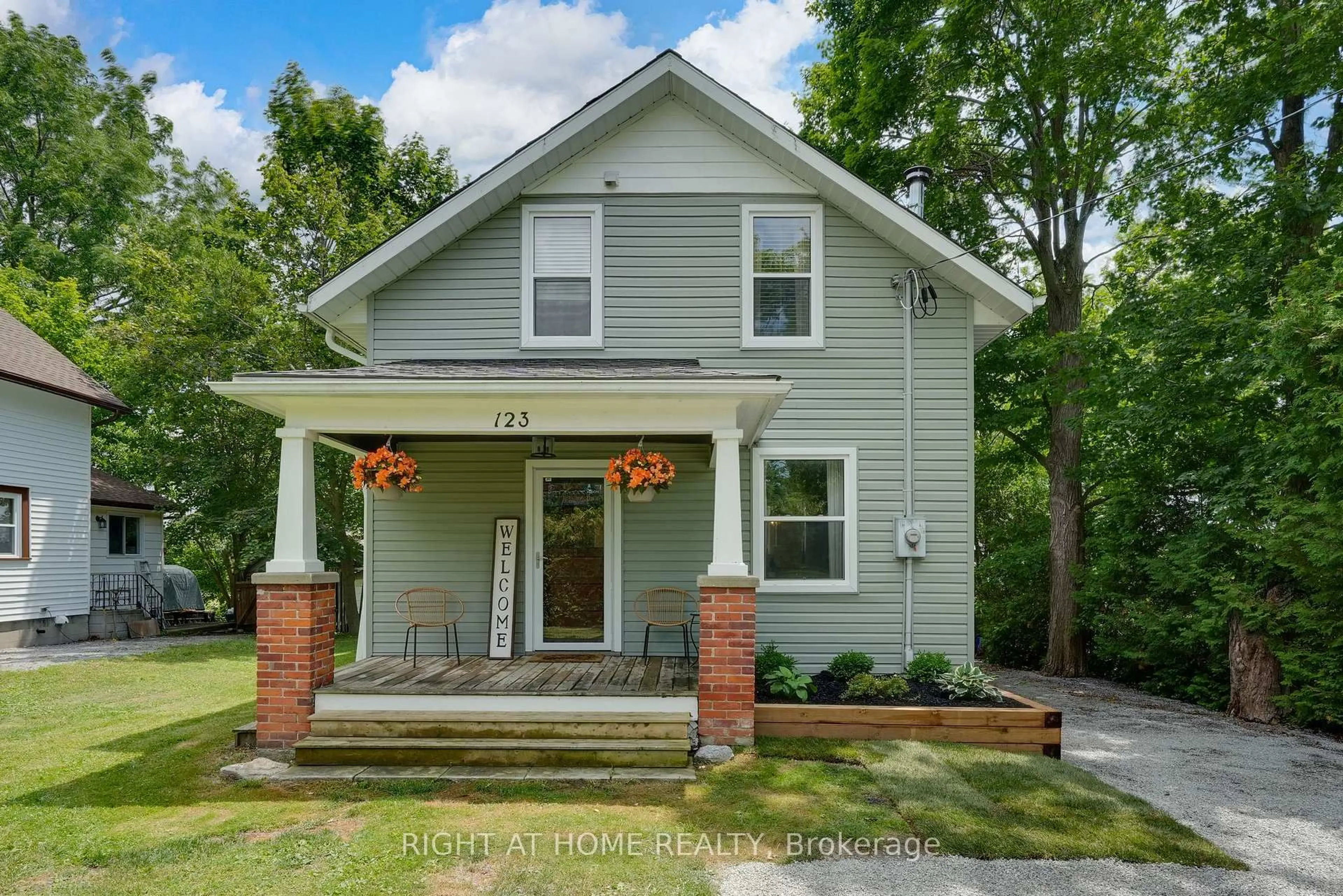 Home with brick exterior material, street for 123 John St, Kawartha Lakes Ontario K0M 2T0