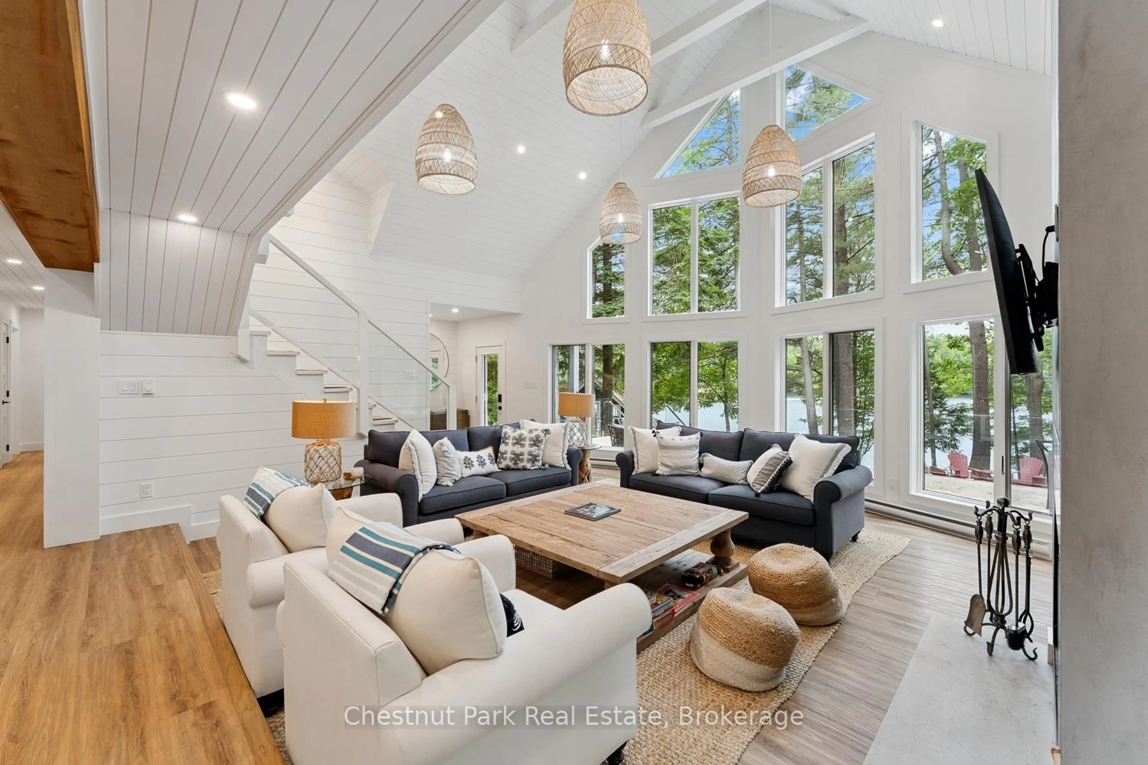Living room with furniture, unknown for 44 Miller Island, Gravenhurst Ontario P1P 1R2