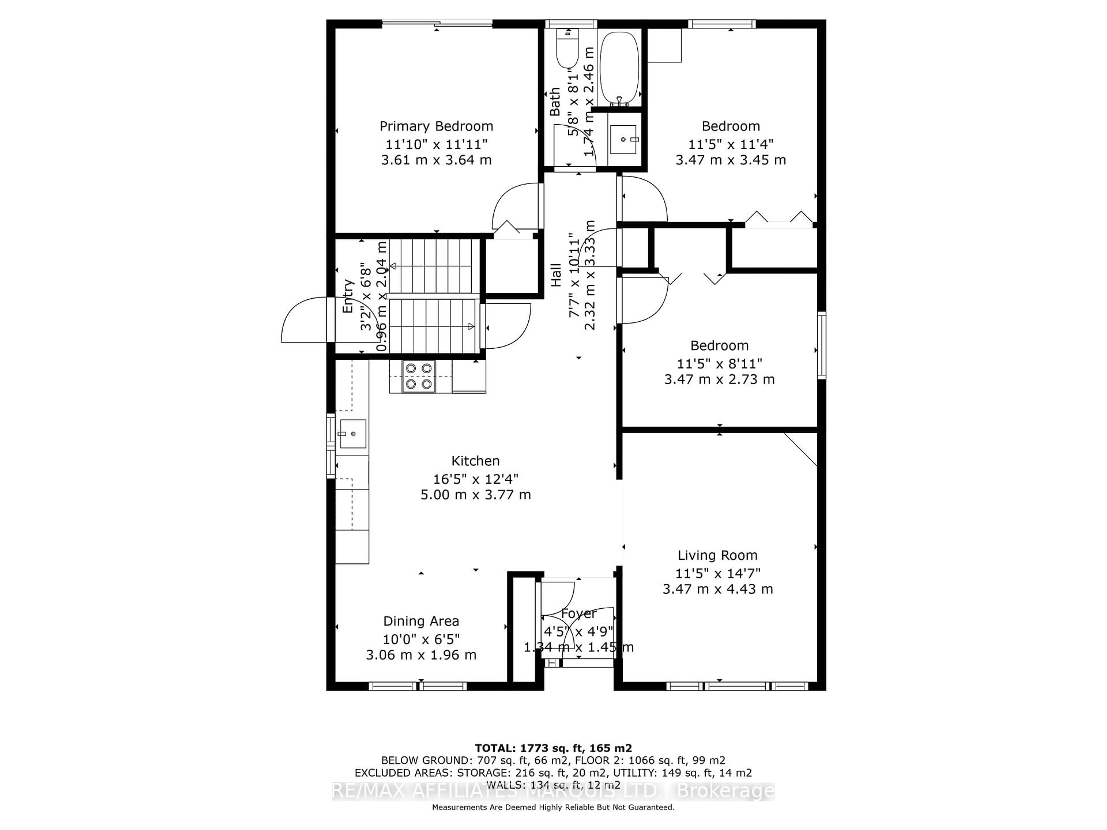 Floor plan for 3 Leap Crt, Cornwall Ontario K6H 6M6