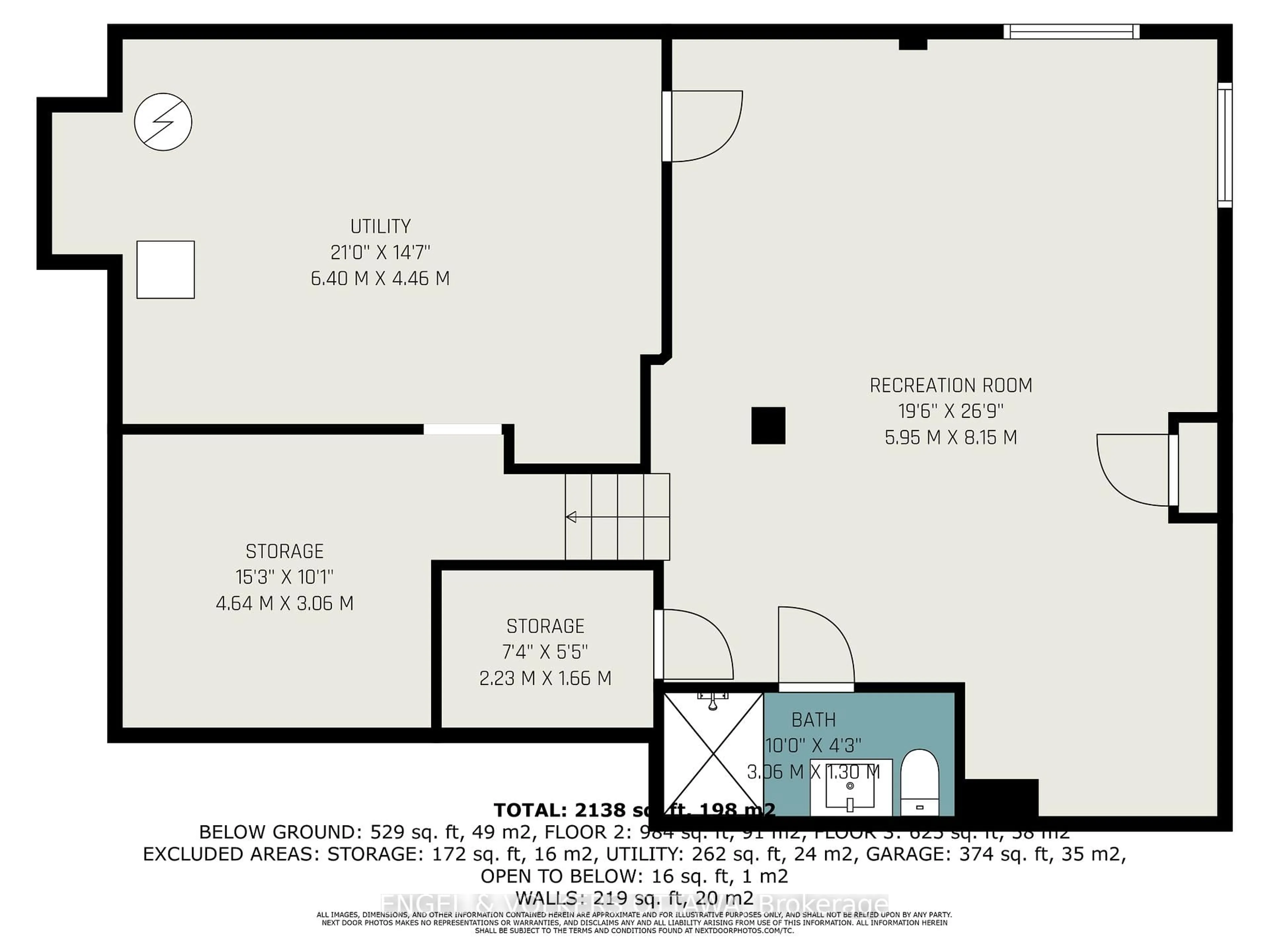 Floor plan for 123 Tripp Cres, Ottawa Ontario K2J 1M5