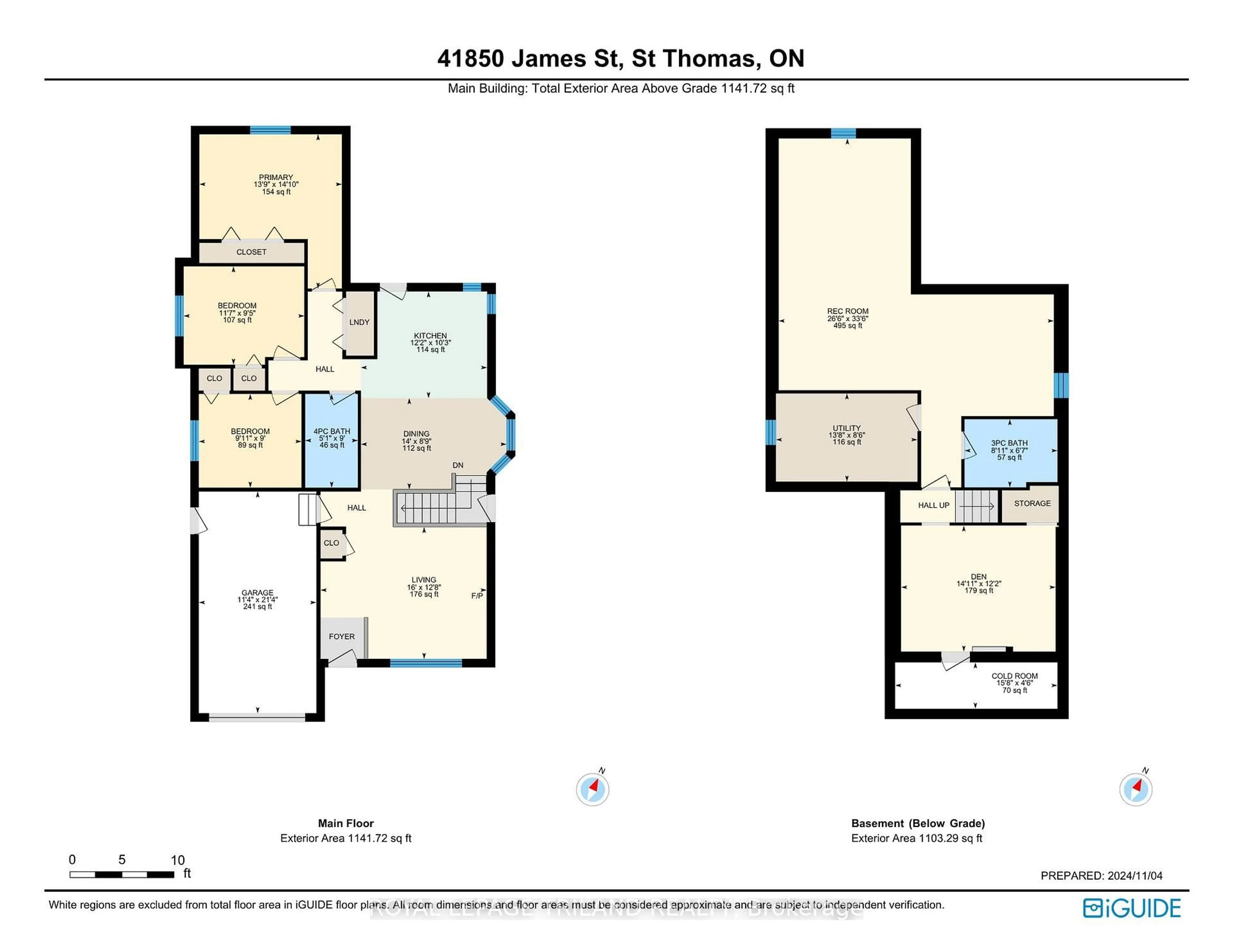 Floor plan for 41850 James St, Southwold Ontario N5P 4L6
