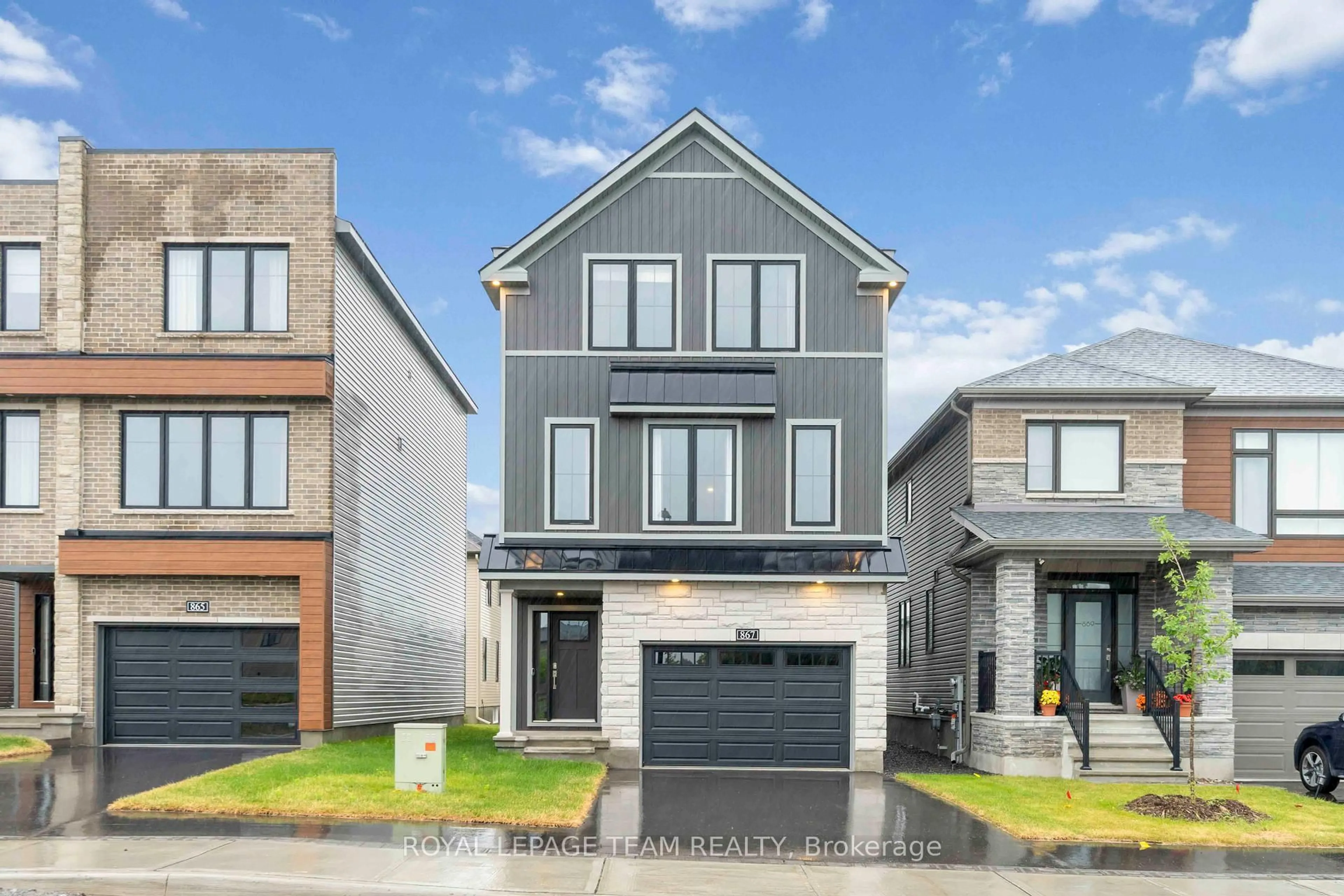 Home with brick exterior material, street for 867 Cappamore Dr, Ottawa Ontario K2J 7C3