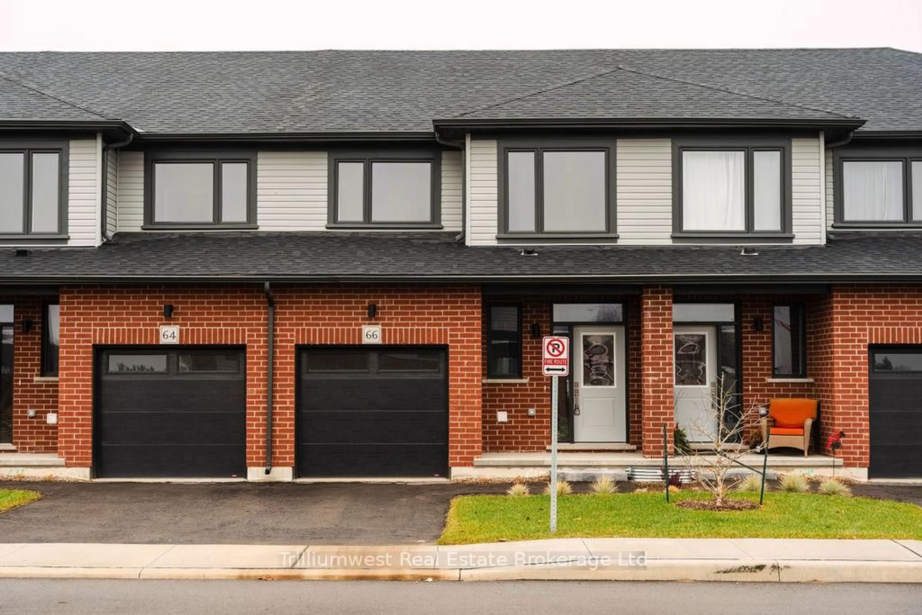Home with brick exterior material, street for 66 Ayr Meadow Cres, North Dumfries Ontario N0B 1E0