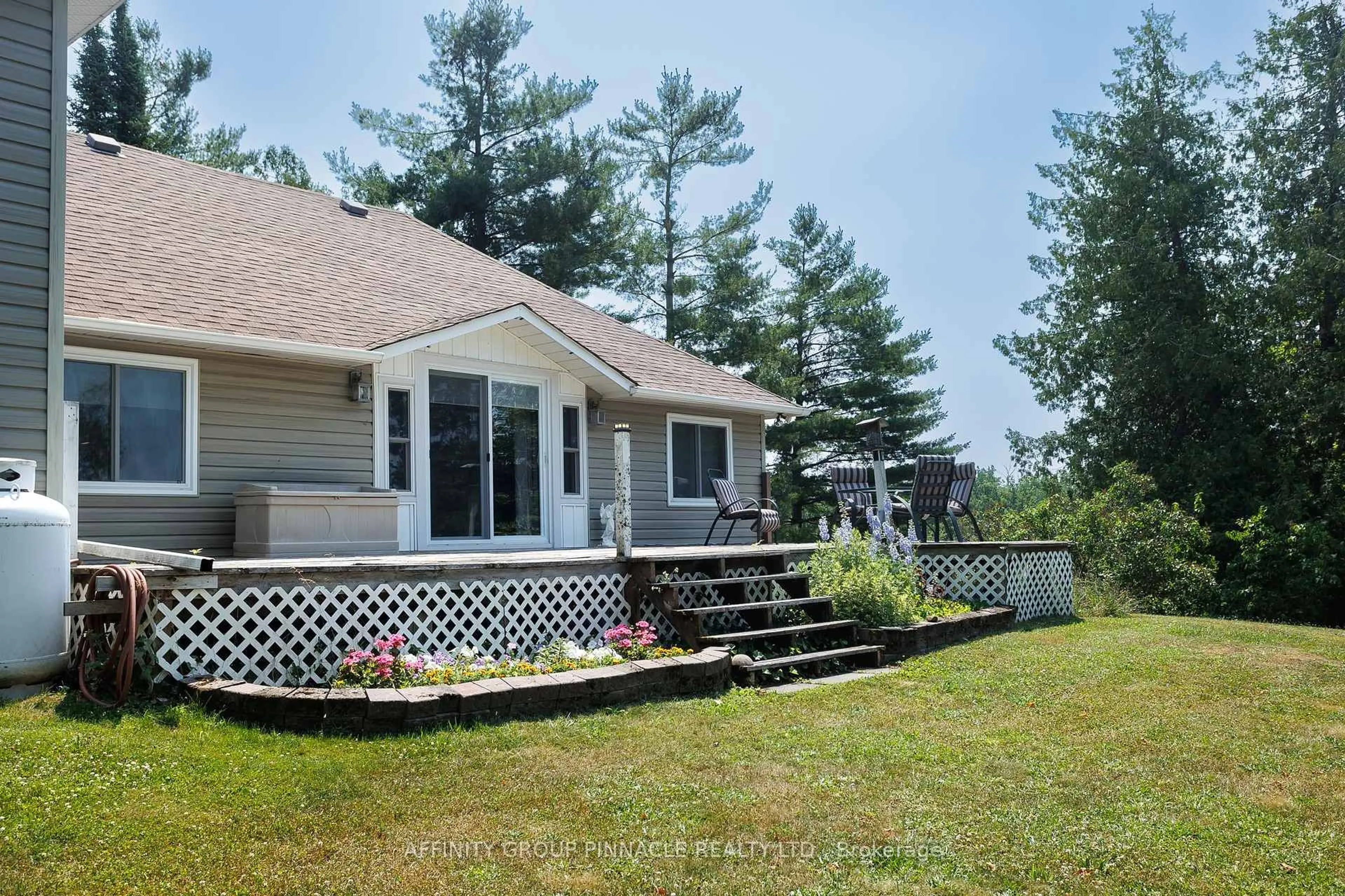 Patio, water/lake/river/ocean view for 106 Coldstream Rd, Kawartha Lakes Ontario K0M 1N0