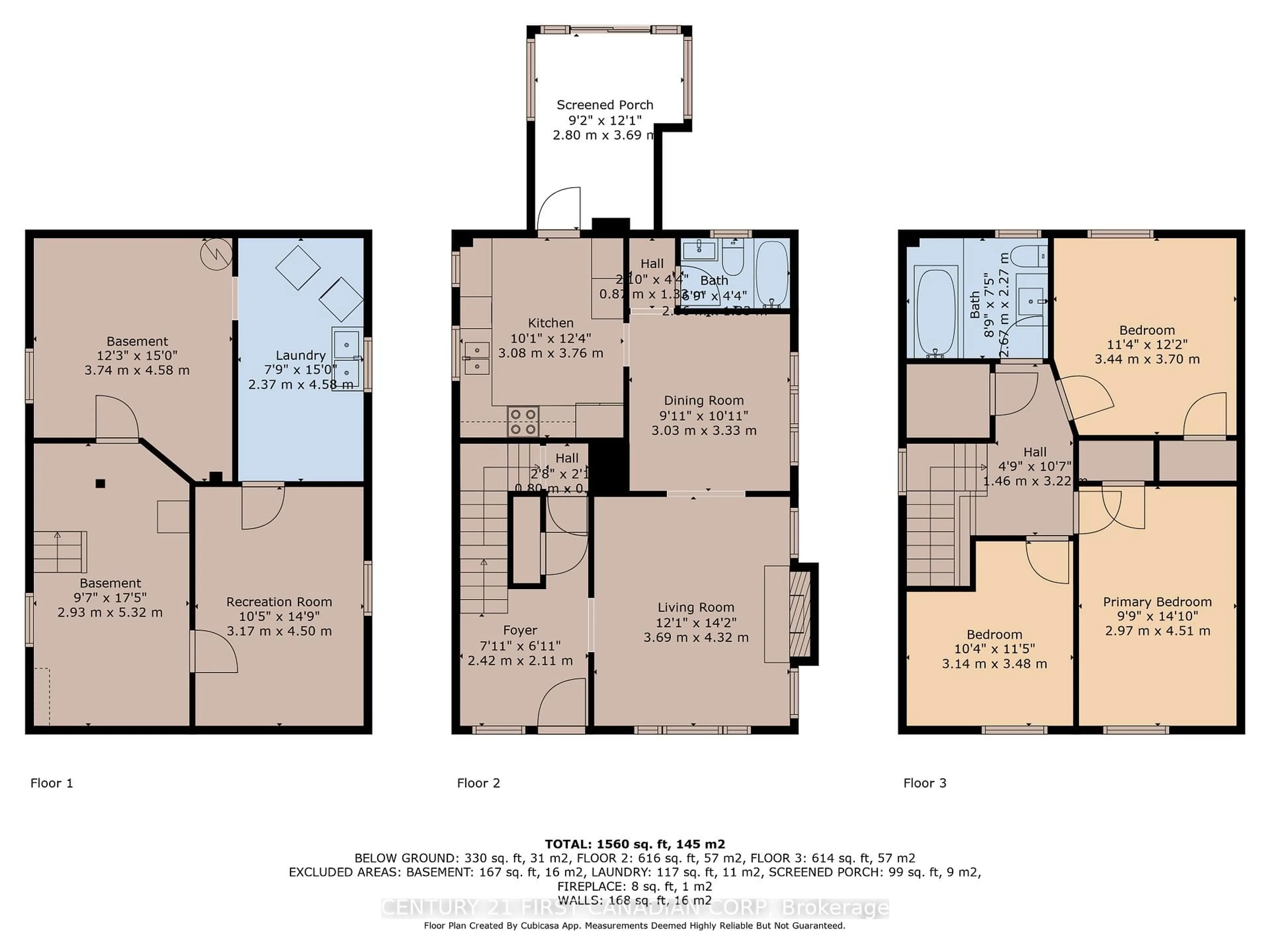 Floor plan for 786 Dufferin Ave, London East Ontario N5W 3K1