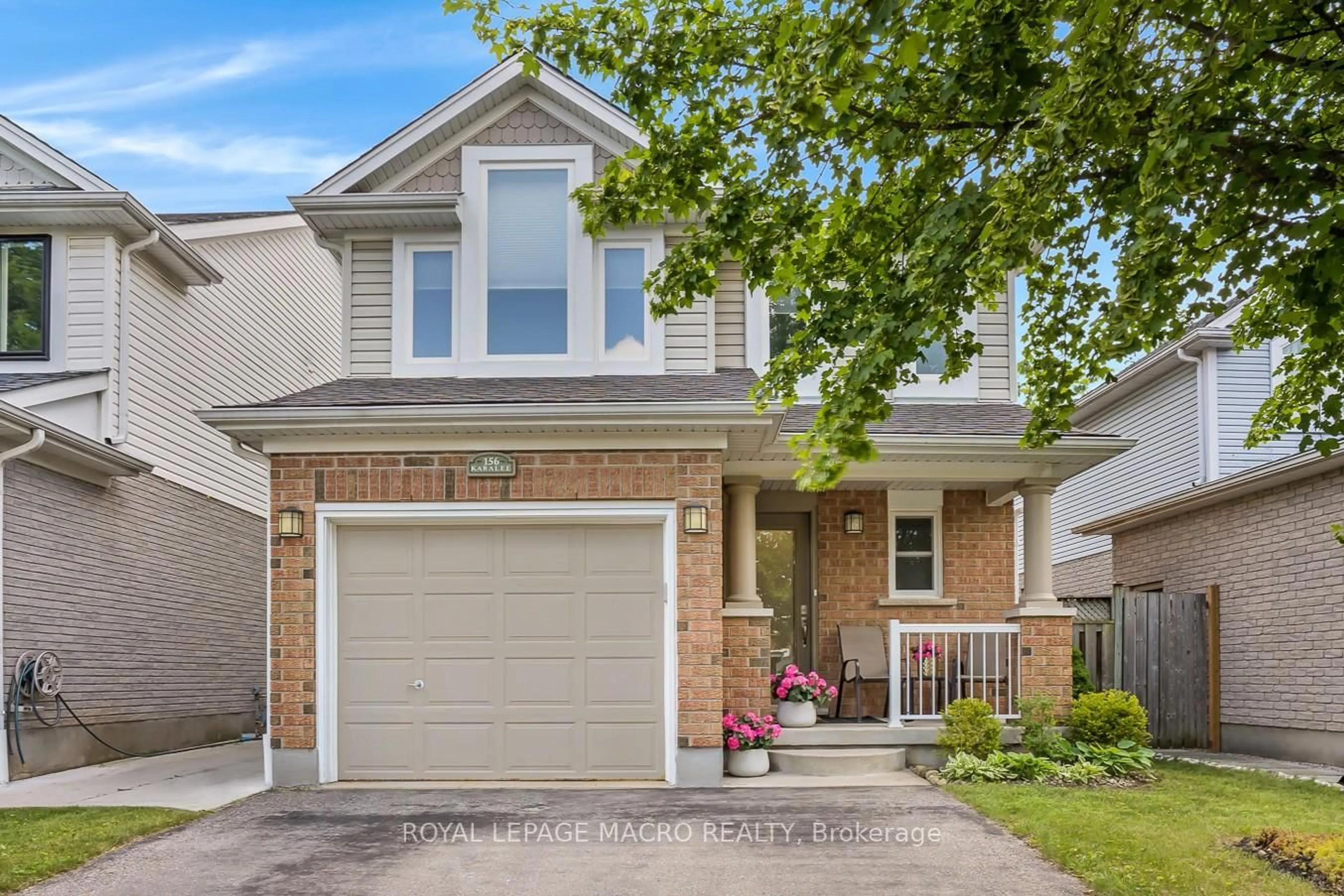 Home with brick exterior material, street for 156 Karalee Cres, Cambridge Ontario N3C 4H2