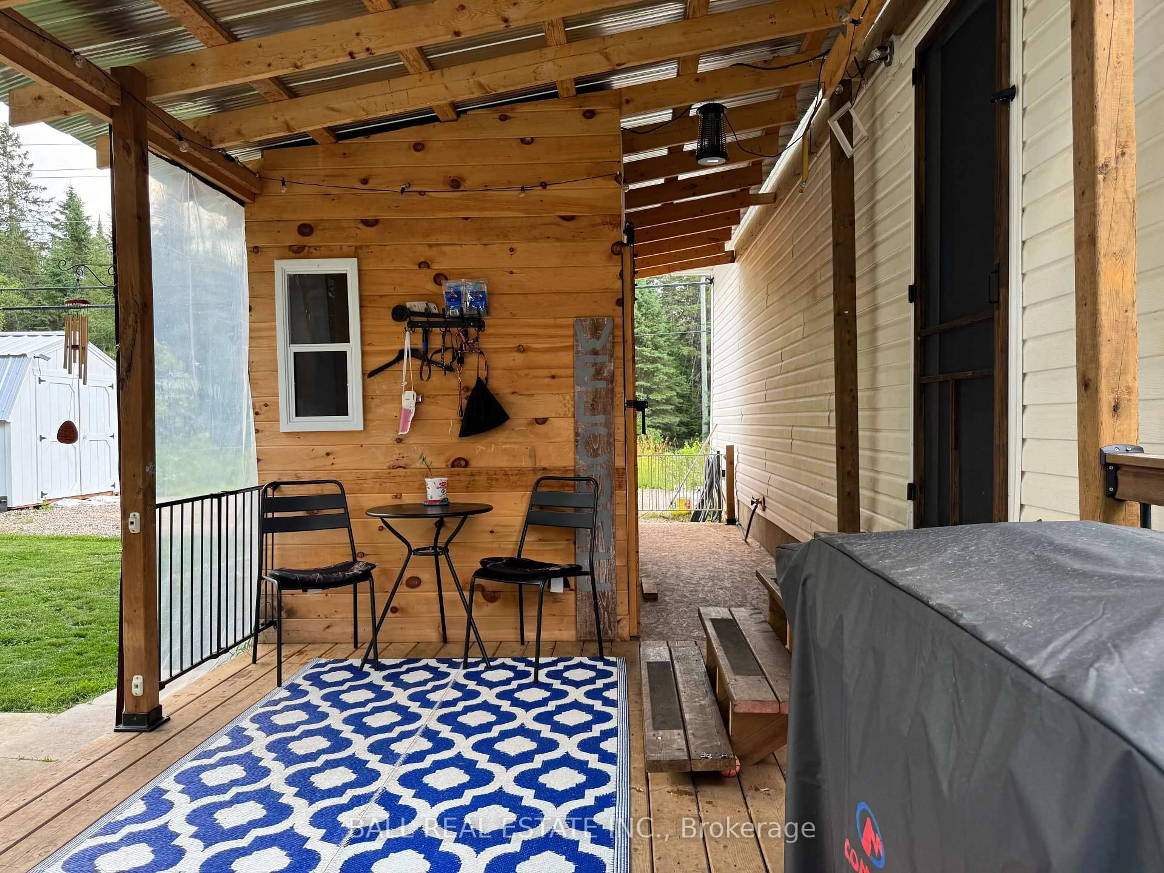 Patio, street for 10419 County Road 503, Highlands East Ontario K0M 1R0