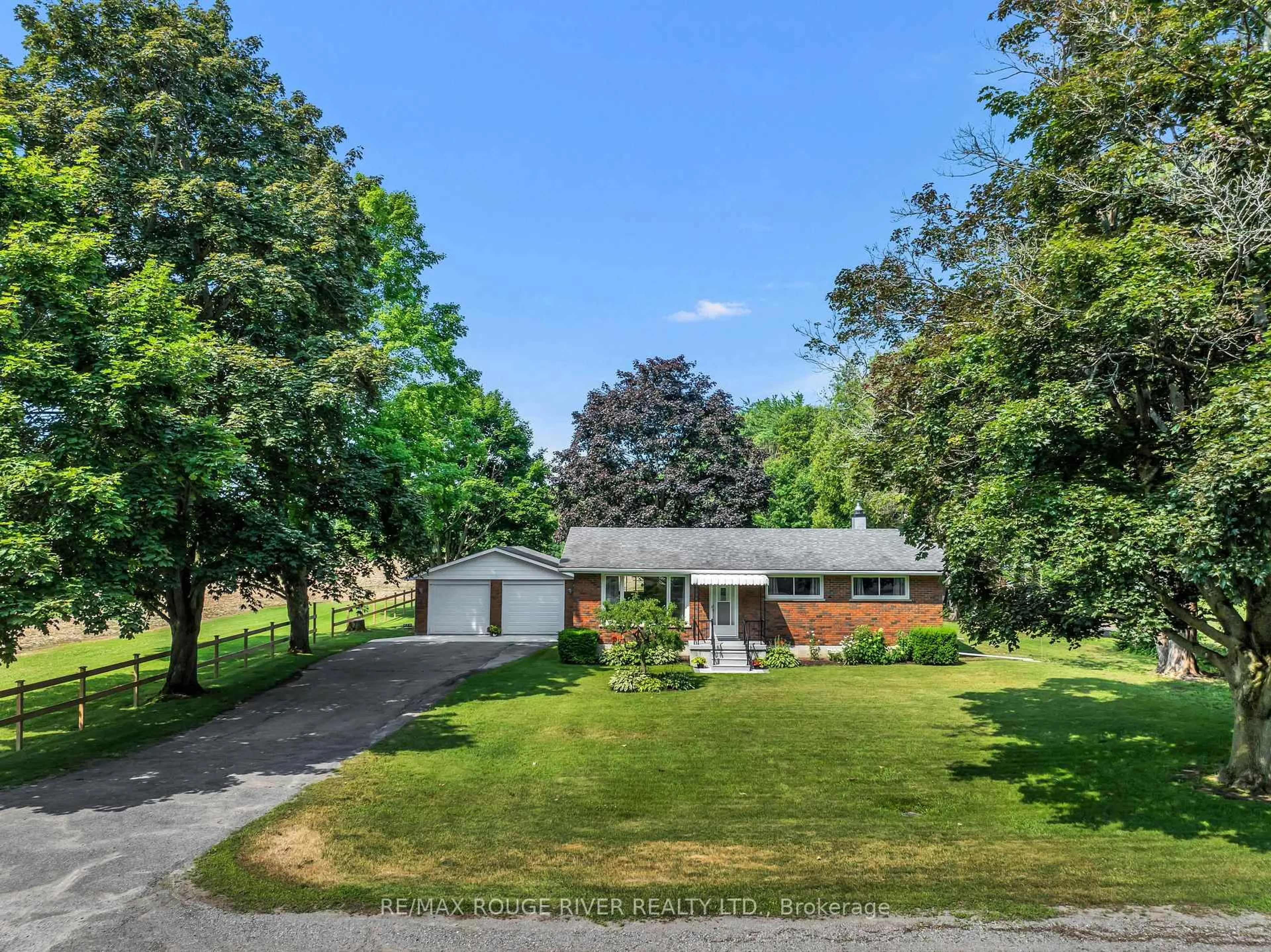 A pic from outside/outdoor area/front of a property/back of a property/a pic from drone, street for 3016 Harwood Rd, Hamilton Township Ontario K0K 1C0