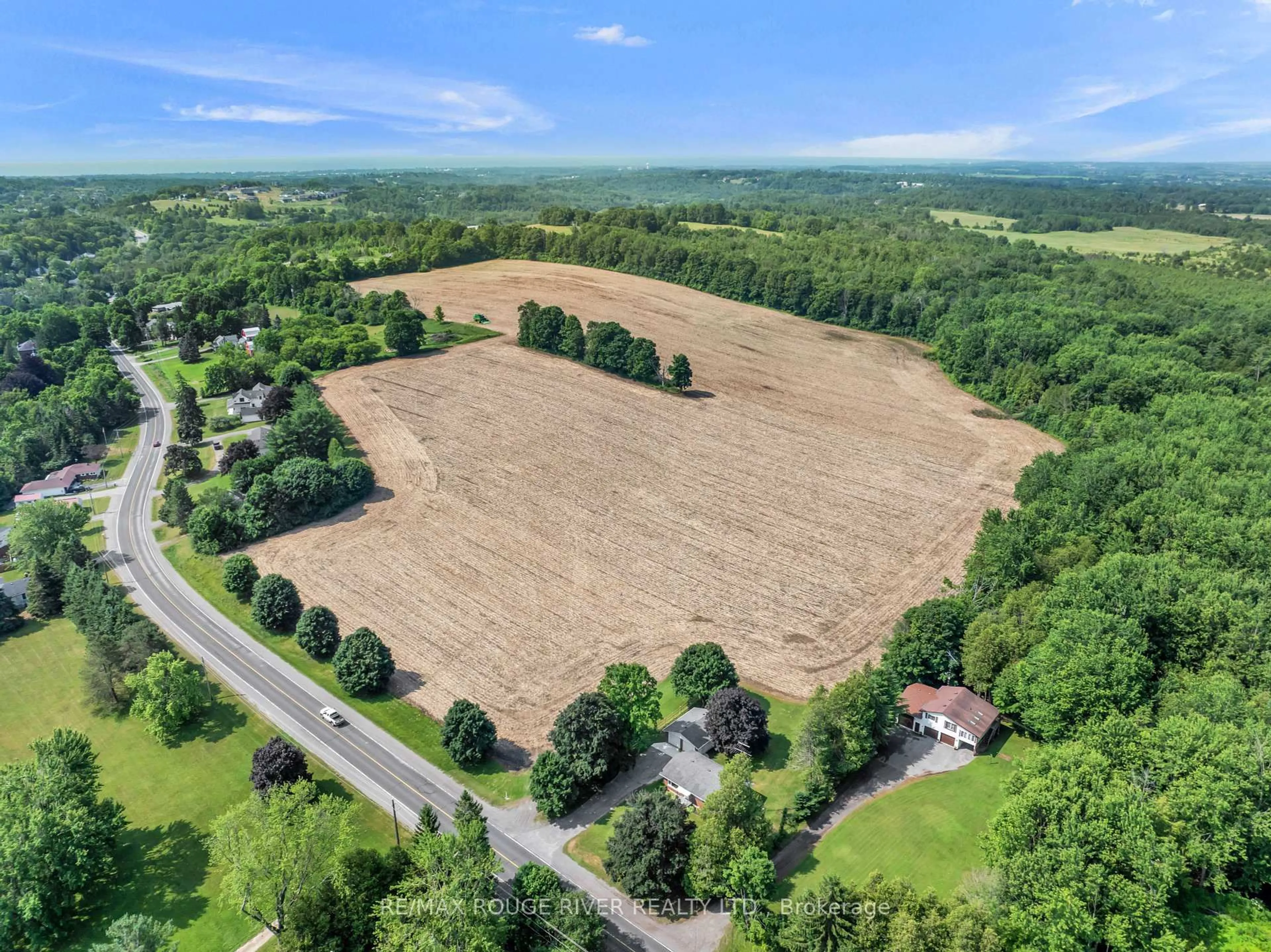 A pic from outside/outdoor area/front of a property/back of a property/a pic from drone, unknown for 3016 Harwood Rd, Hamilton Township Ontario K0K 1C0