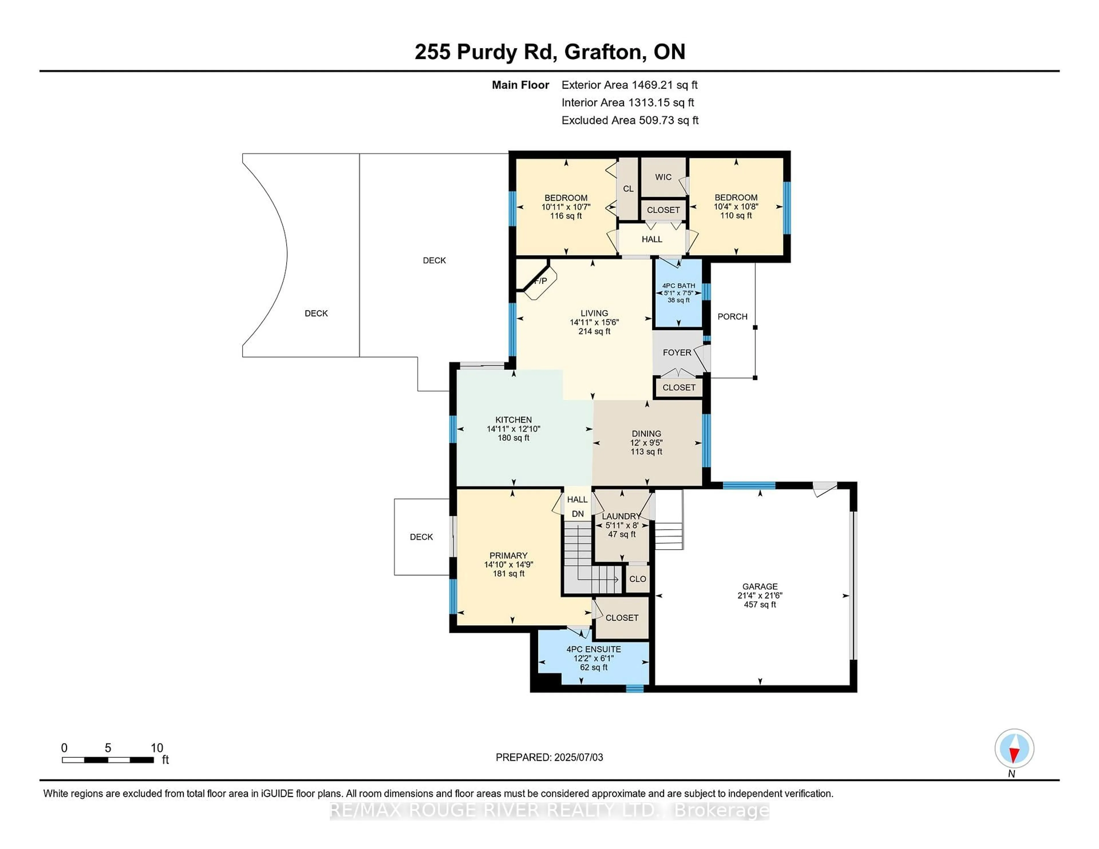 Floor plan for 255 Purdy Rd, Alnwick/Haldimand Ontario K0K 2G0