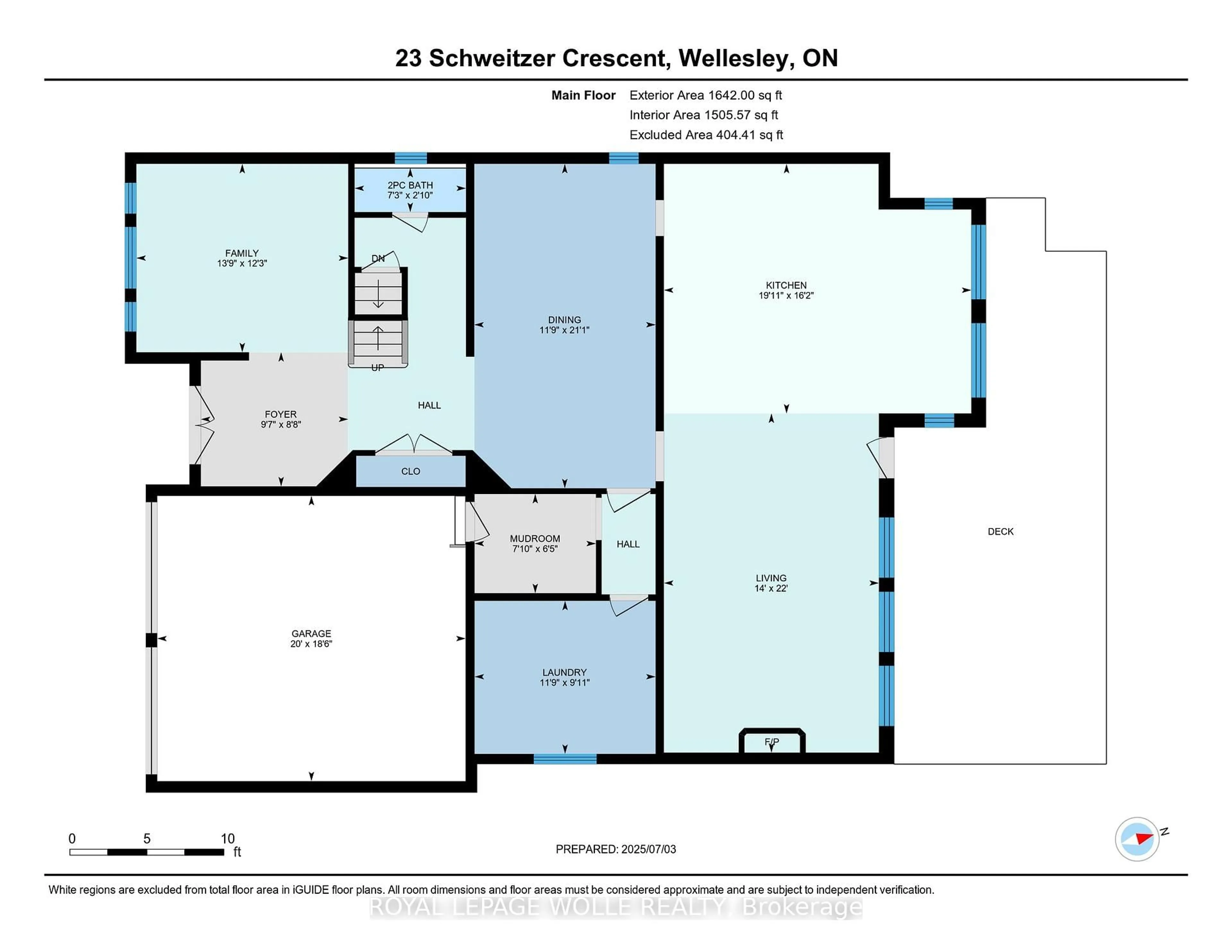 Floor plan for 23 Schweitzer Cres, Wellesley Ontario N0B 2T0