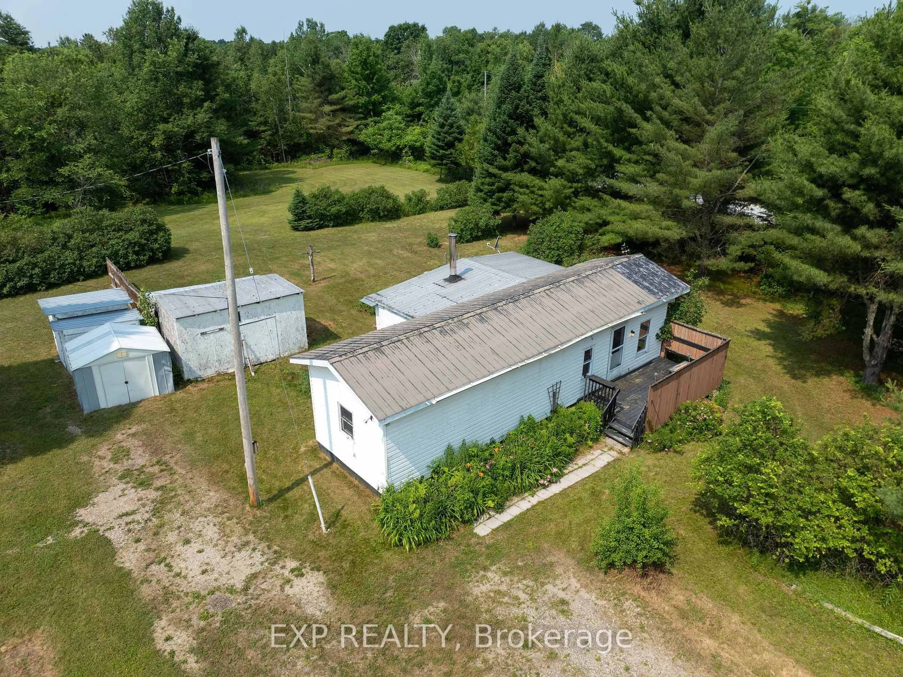 A pic from outside/outdoor area/front of a property/back of a property/a pic from drone, building for 1319 Dalhousie 5B Concession, Lanark Ontario K0G 1K0