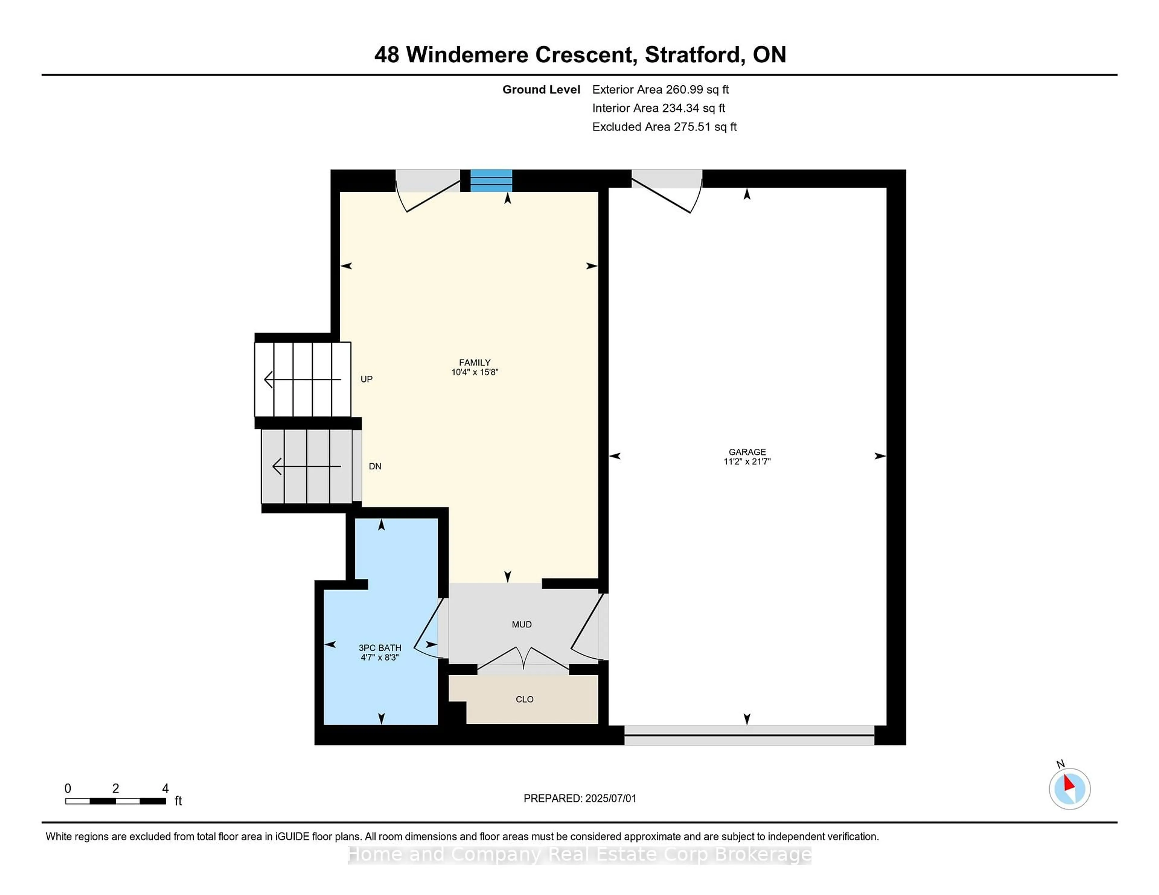 Floor plan for 48 Windemere Cres, Stratford Ontario N5A 6A7