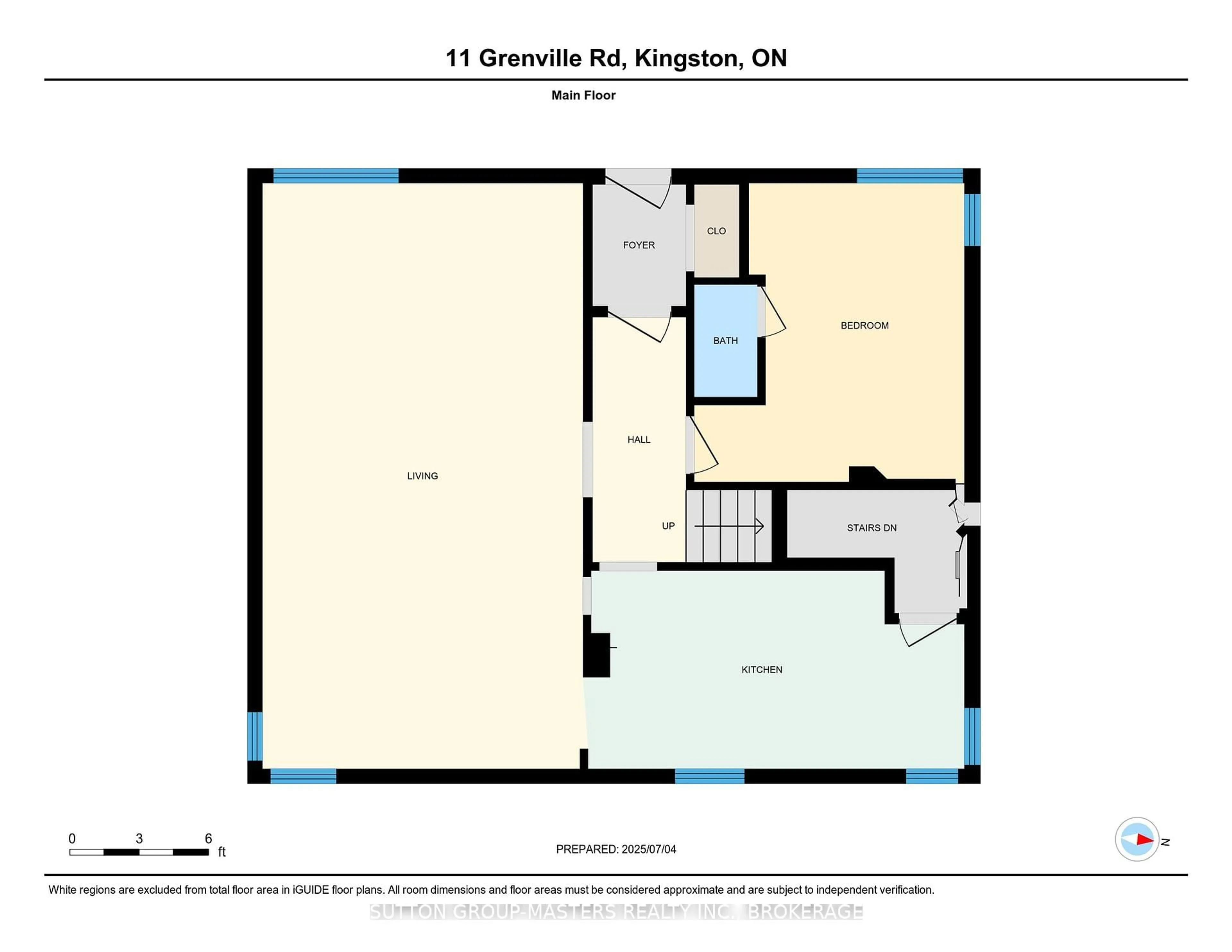 Floor plan for 11 Grenville Rd, Kingston Ontario K7M 2C7