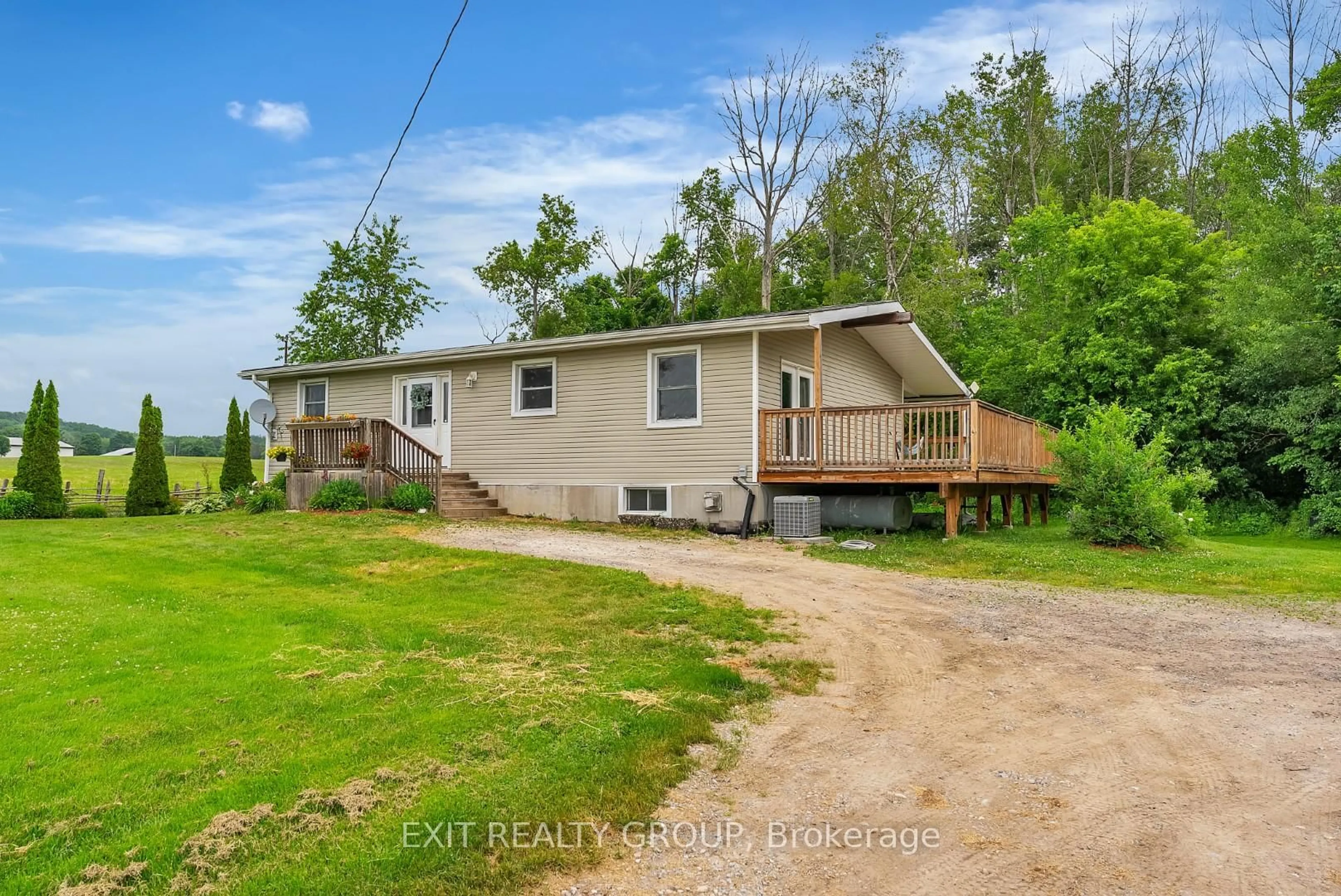 A pic from outside/outdoor area/front of a property/back of a property/a pic from drone, water/lake/river/ocean view for 1027 Broomfield Rd, Alnwick/Haldimand Ontario K0K 1M0