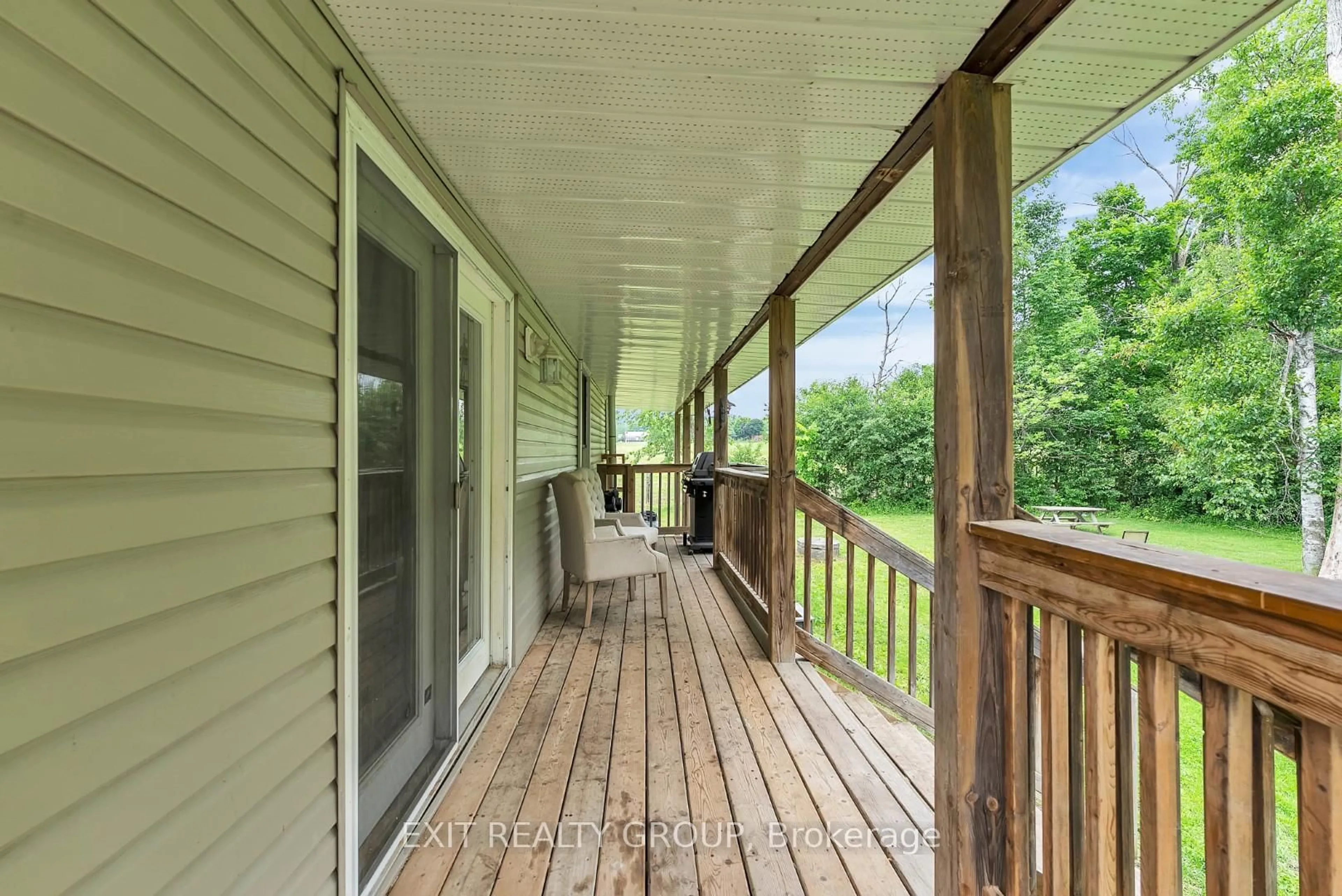 Patio, water/lake/river/ocean view for 1027 Broomfield Rd, Alnwick/Haldimand Ontario K0K 1M0