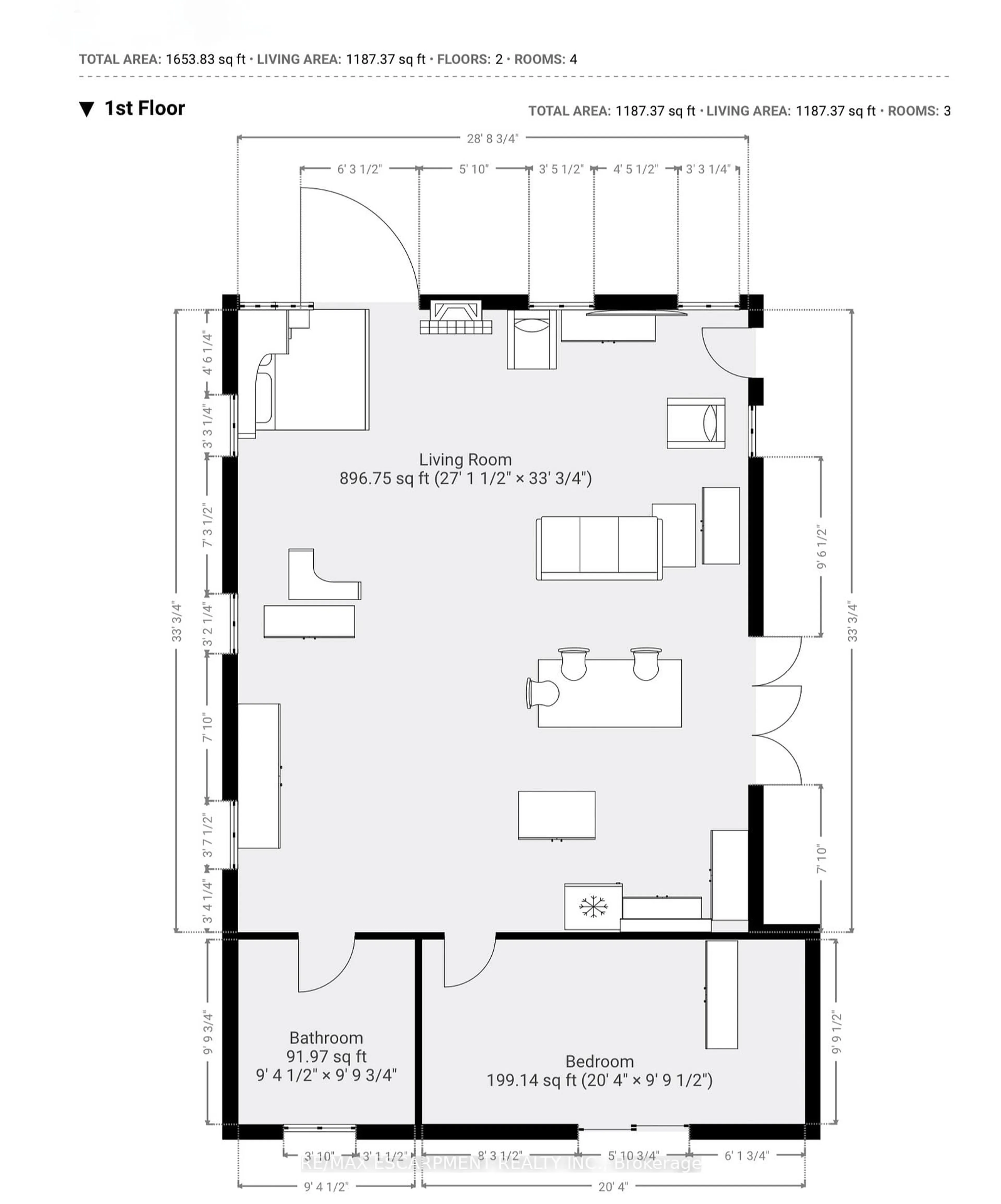 Floor plan for 1093 SUNSET Dr, Fort Erie Ontario L2A 5M4
