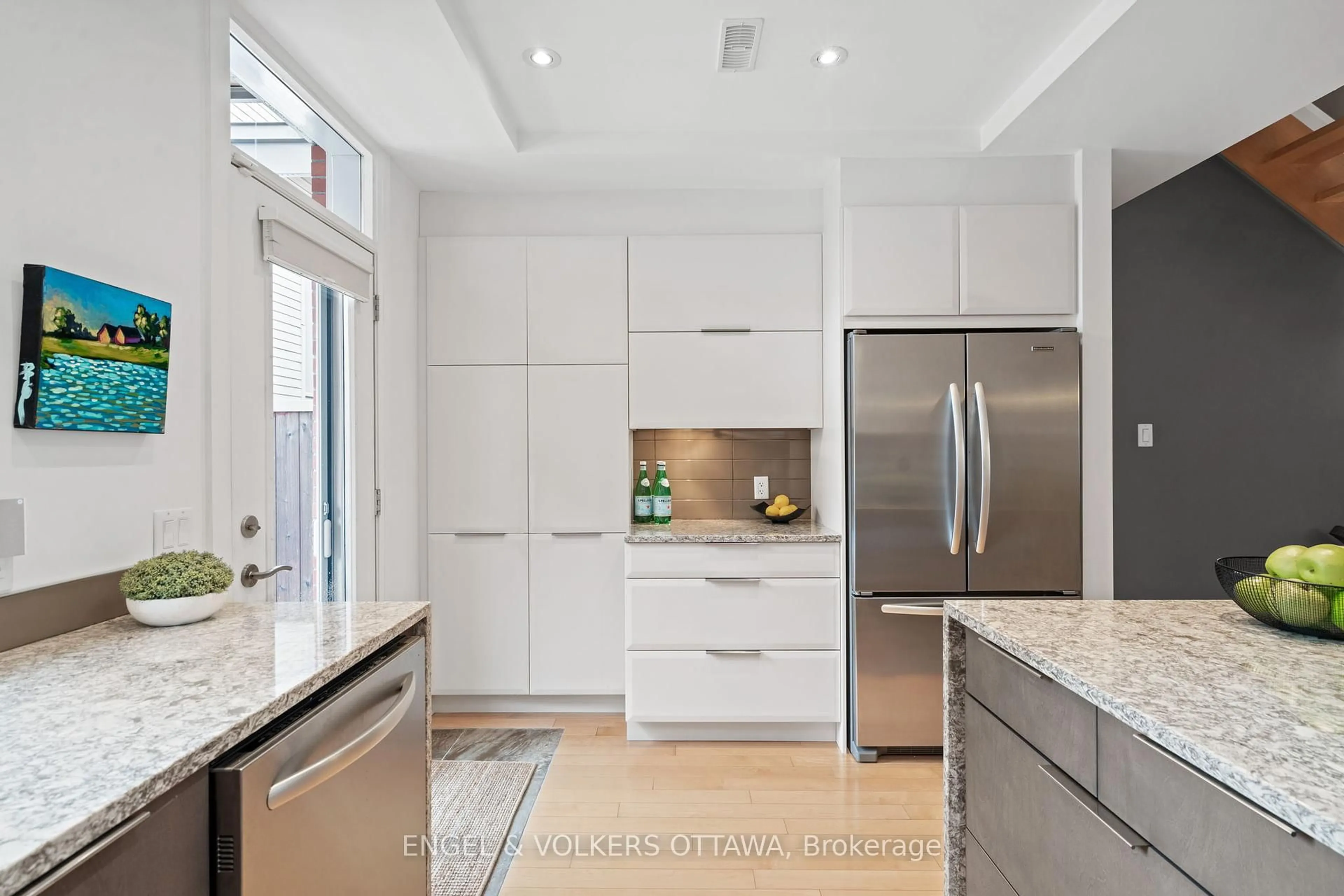 Contemporary kitchen, ceramic/tile floor for 453 Edison Ave, Ottawa Ontario K2A 1S5