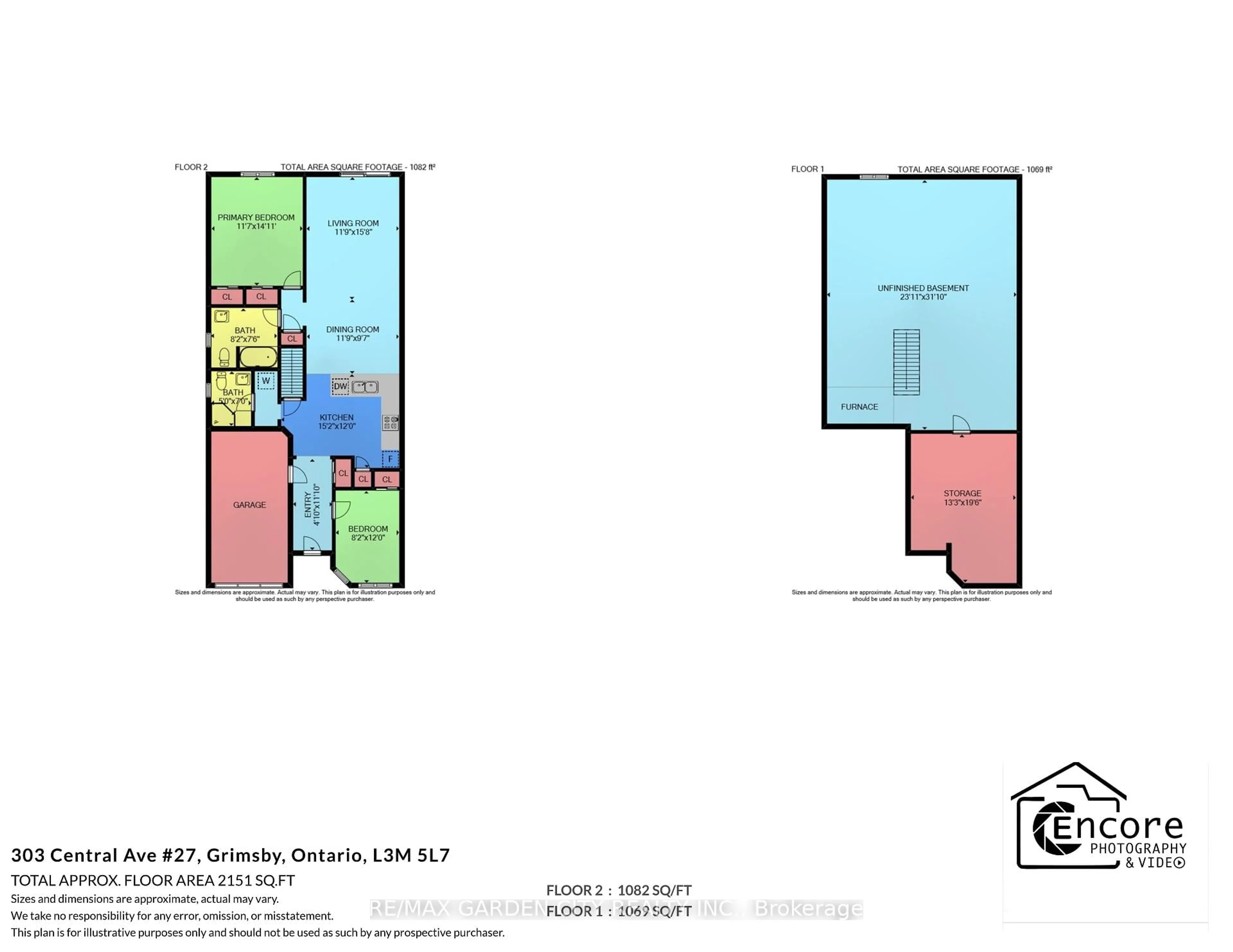 Floor plan for 303 Central Ave #27, Grimsby Ontario L3M 5L7