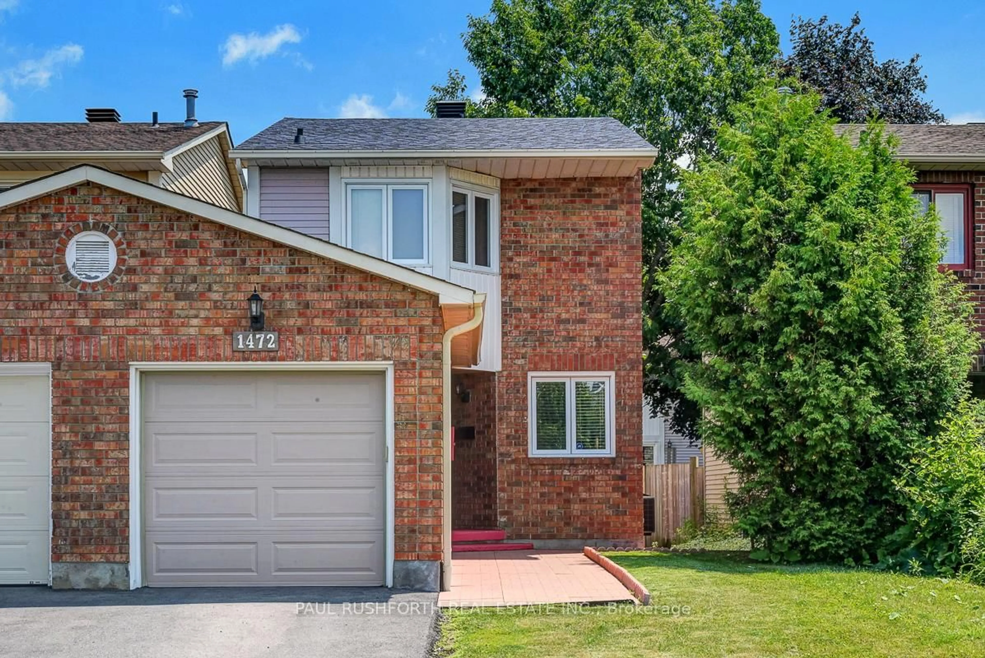 Home with brick exterior material, street for 1472 Deavy Way, Ottawa Ontario K1E 2W8