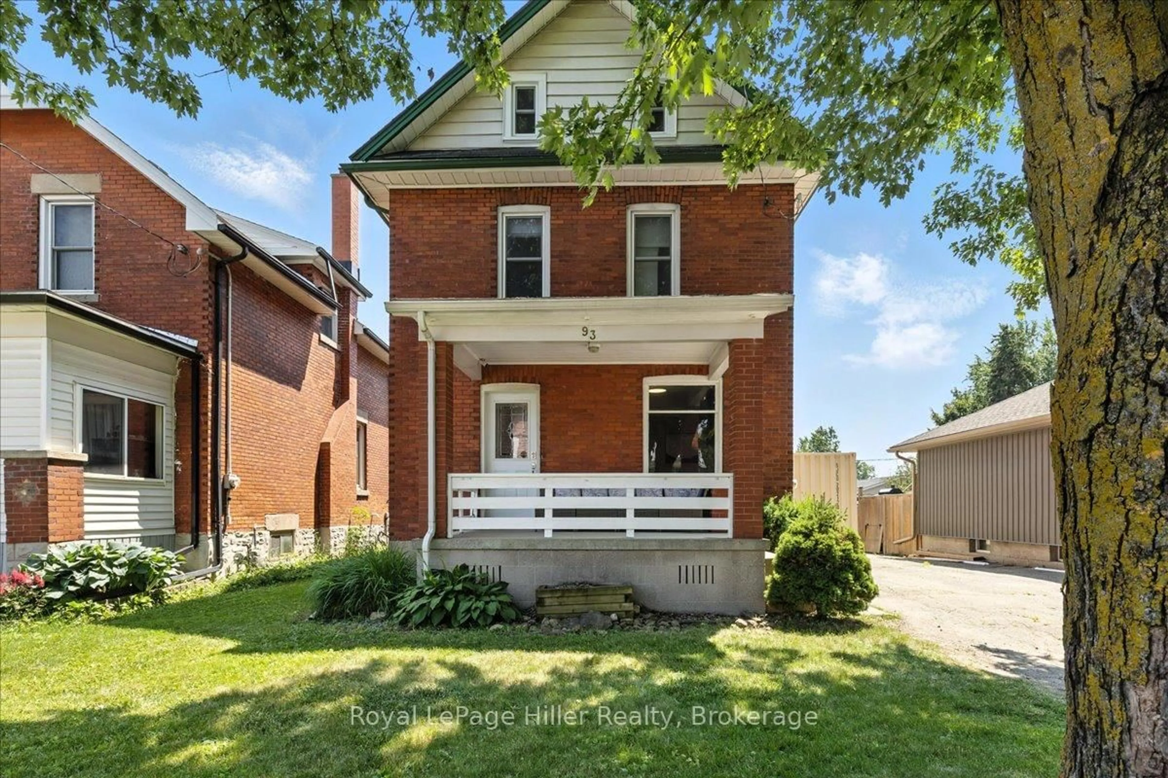 Home with brick exterior material, street for 93 Norfolk St, Stratford Ontario N5A 3Y2