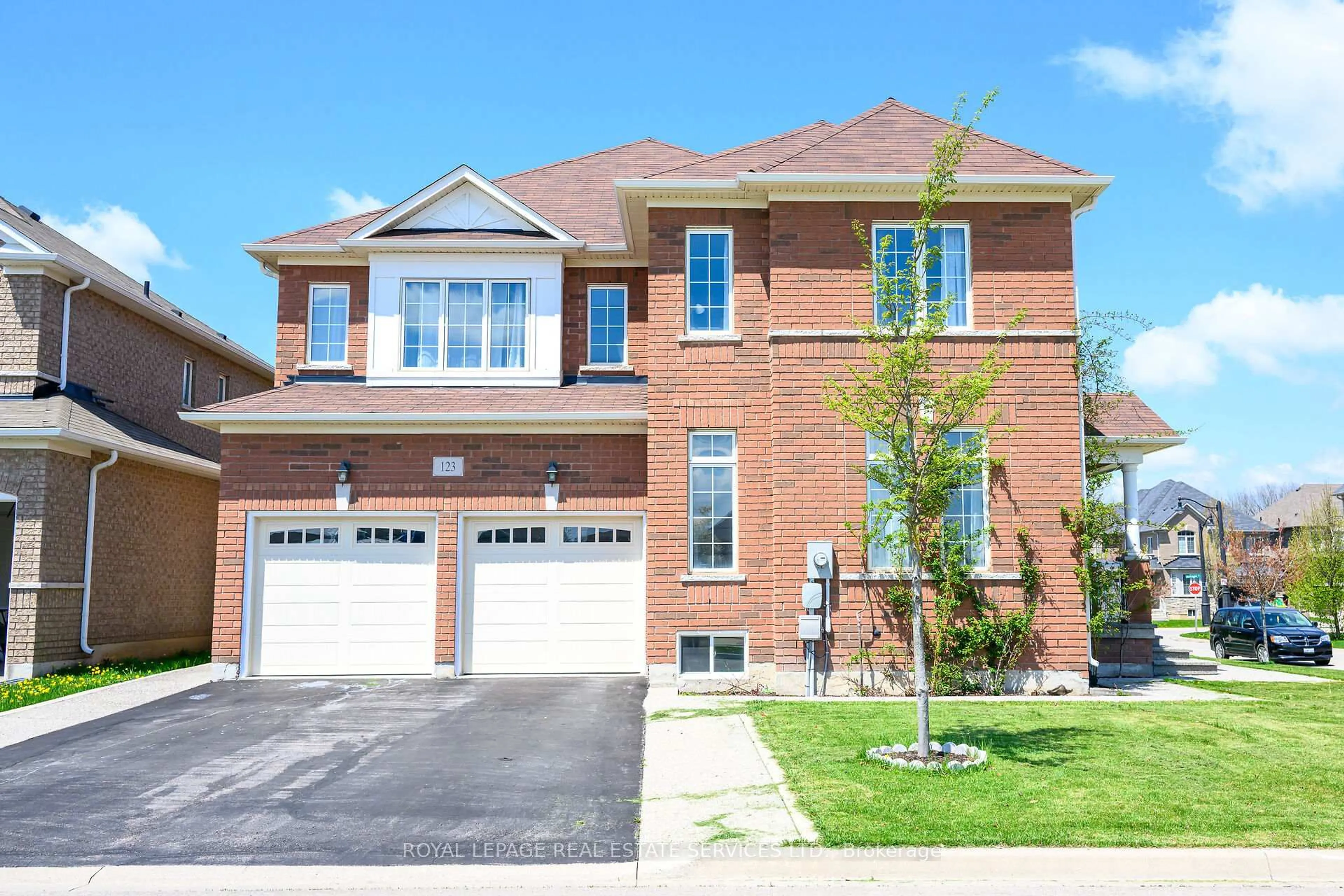Home with brick exterior material, street for 123 Attridge Cres, Hamilton Ontario L0R 2H7