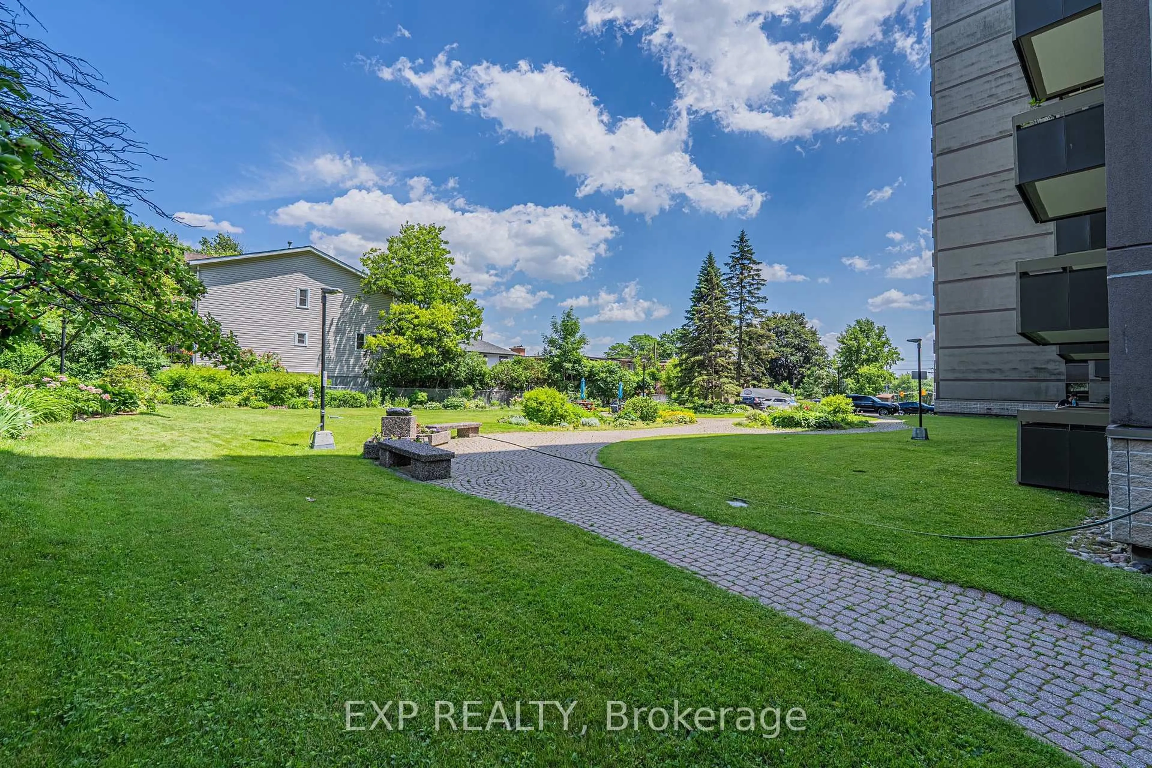 A pic from outside/outdoor area/front of a property/back of a property/a pic from drone, water/lake/river/ocean view for 555 BRITTANY Dr #1111, Ottawa Ontario K1K 4C5