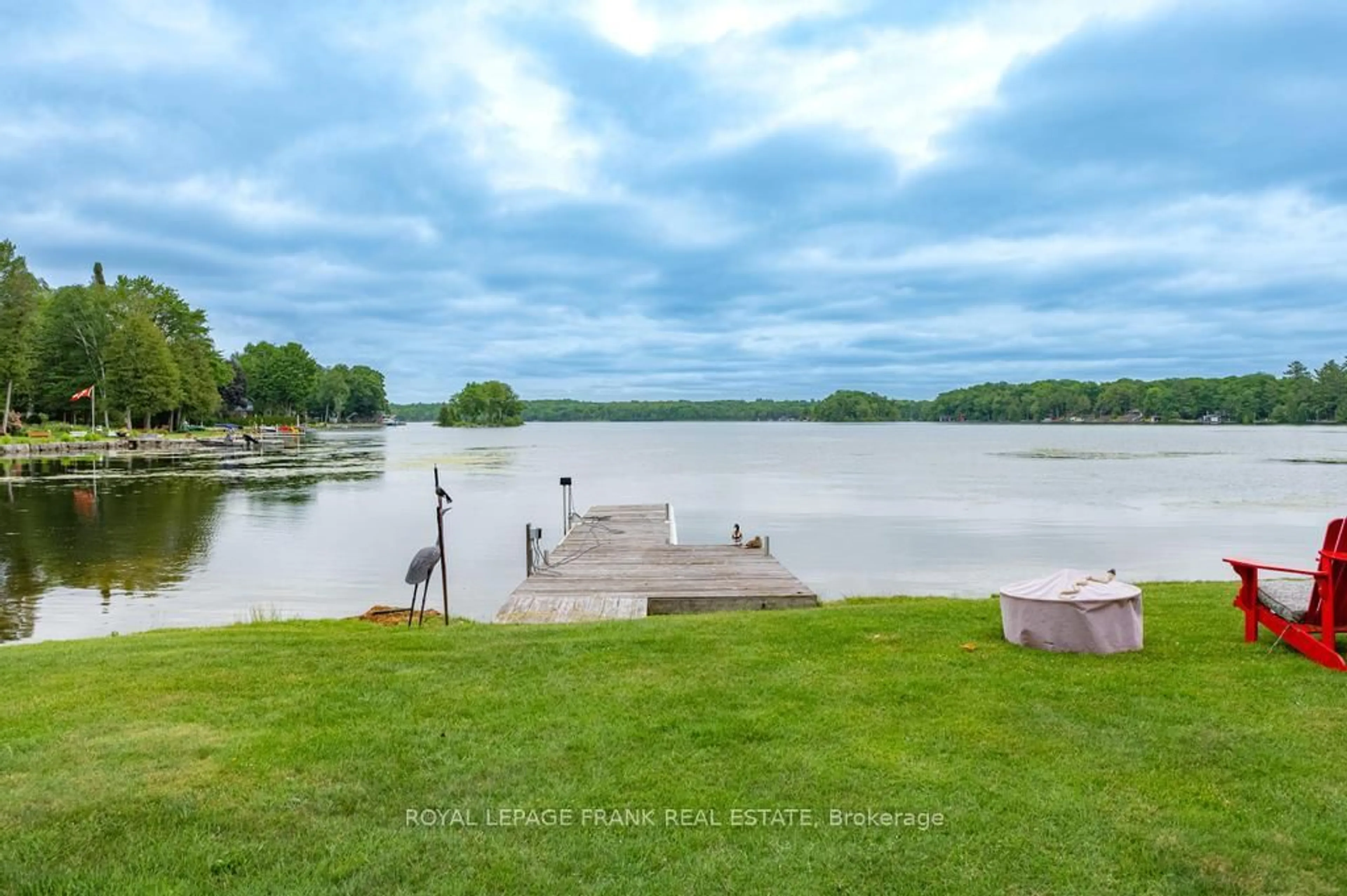 A pic from outside/outdoor area/front of a property/back of a property/a pic from drone, water/lake/river/ocean view for 60 Mystic Point Rd, Trent Lakes Ontario K0L 1J0