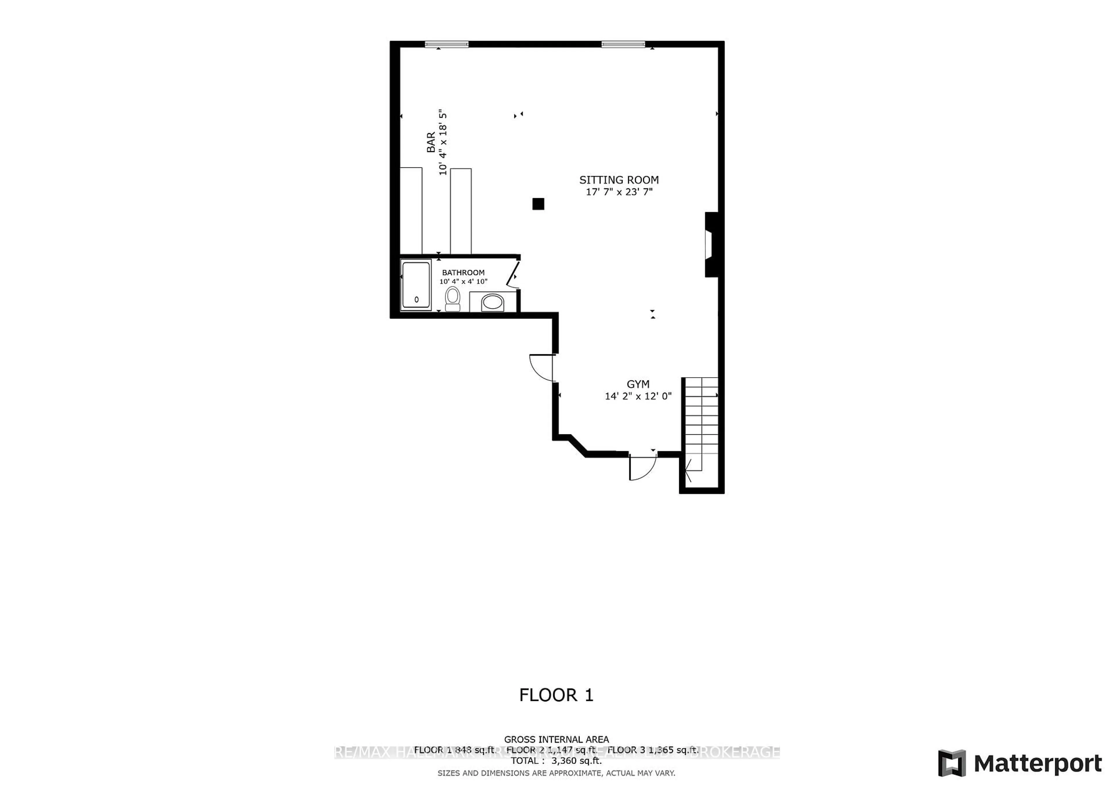 Floor plan for 1107 Woodhaven Dr, Kingston Ontario K7P 0R7