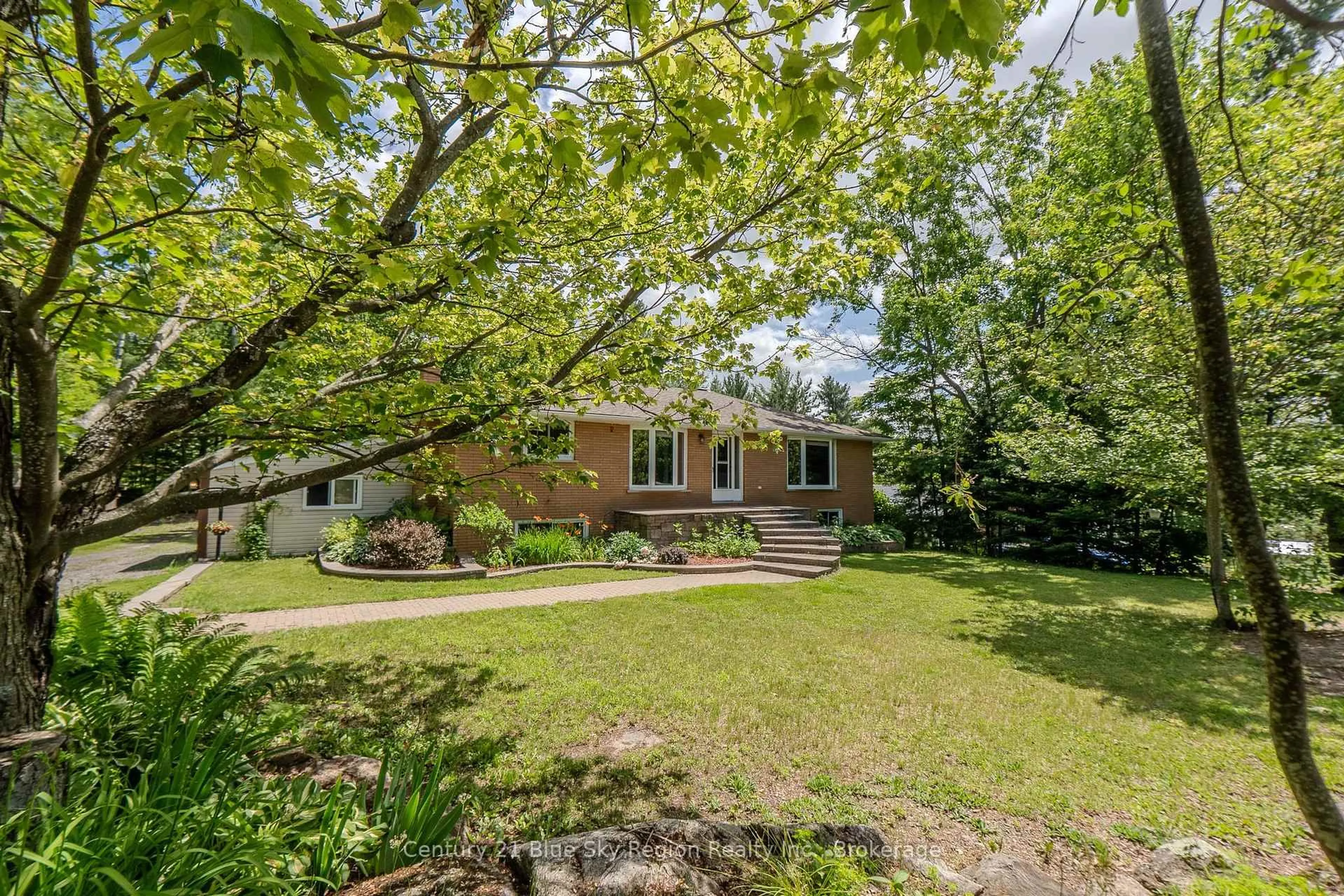A pic from outside/outdoor area/front of a property/back of a property/a pic from drone, street for 1671 Highway 94, East Ferris Ontario P0H 1K0