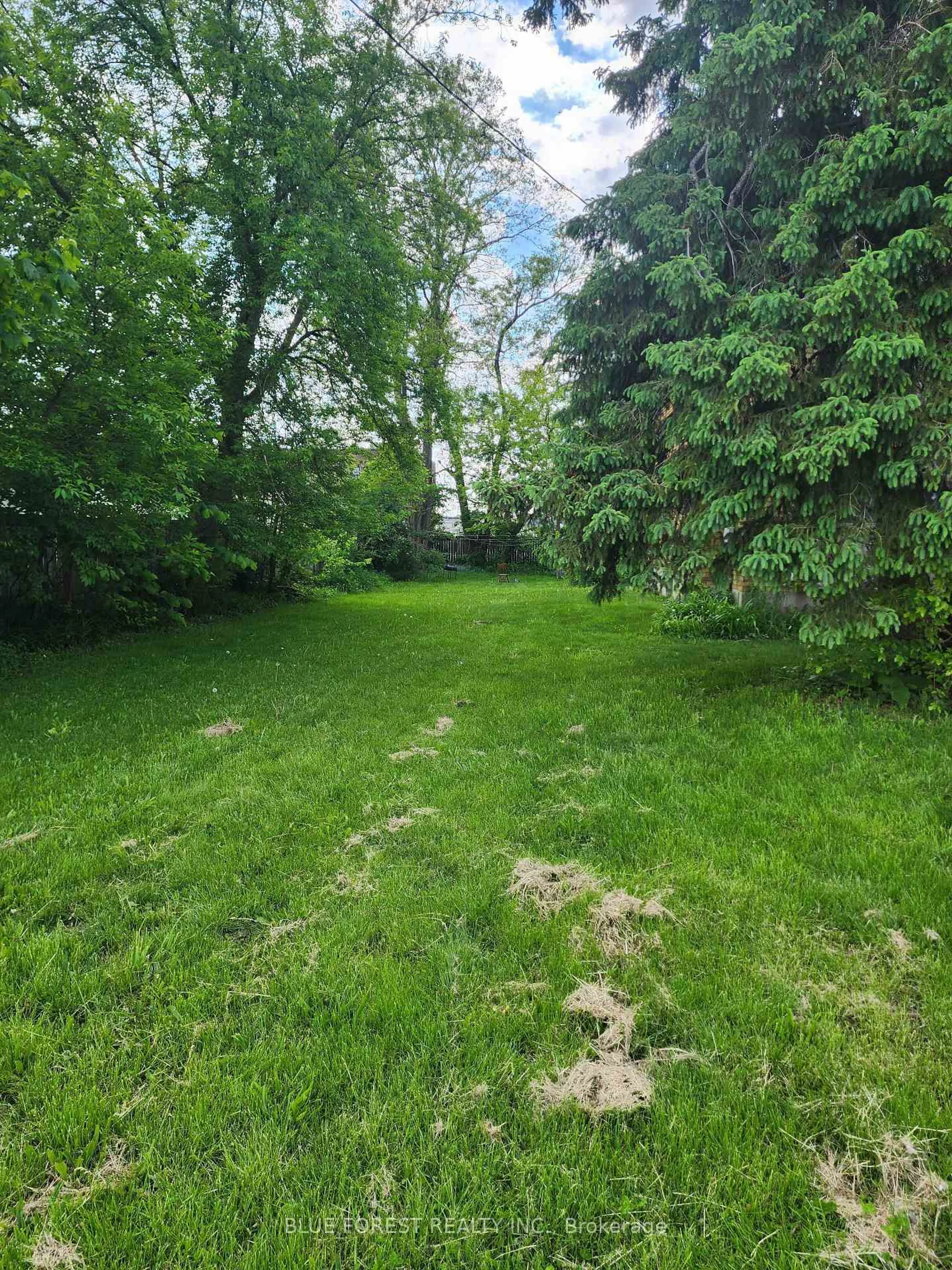 A pic from outside/outdoor area/front of a property/back of a property/a pic from drone, forest/trees view for 433 Second St, London East Ontario N5W 4T2
