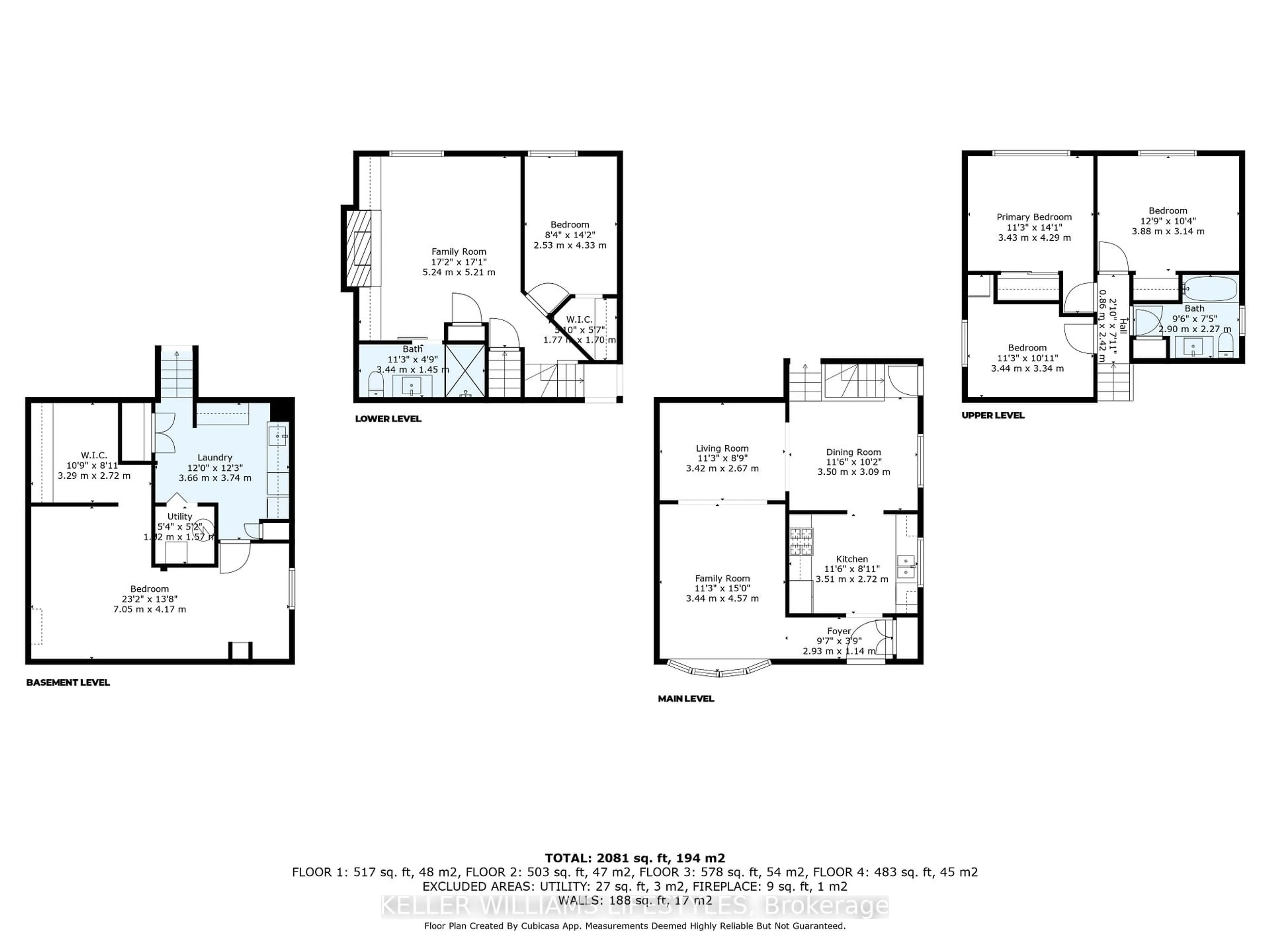 Floor plan for 68 Corinth Crt, London East Ontario N5Y 5A8