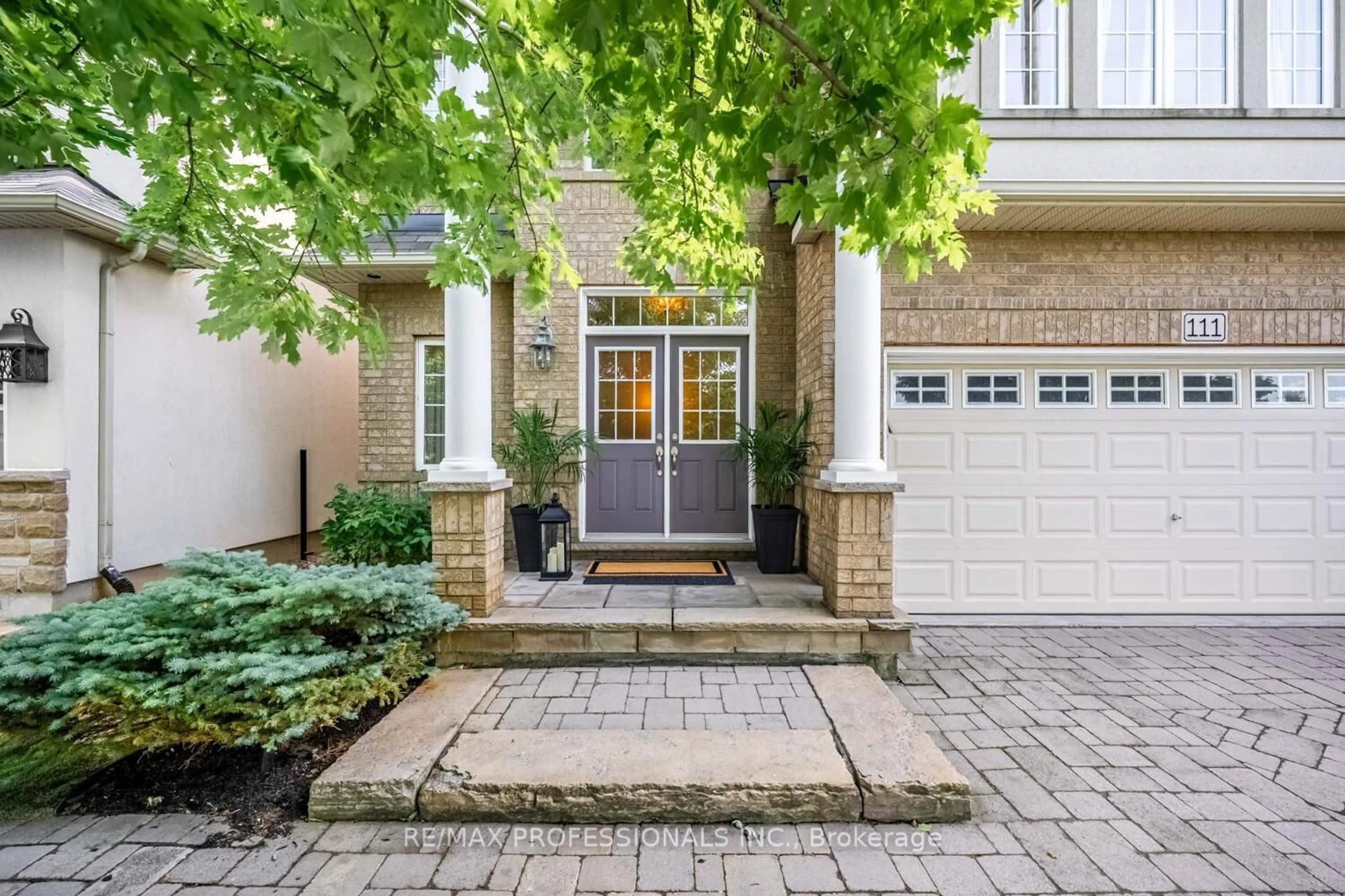 Home with brick exterior material, street for 111 Penny Lane, Hamilton Ontario L8J 0E3
