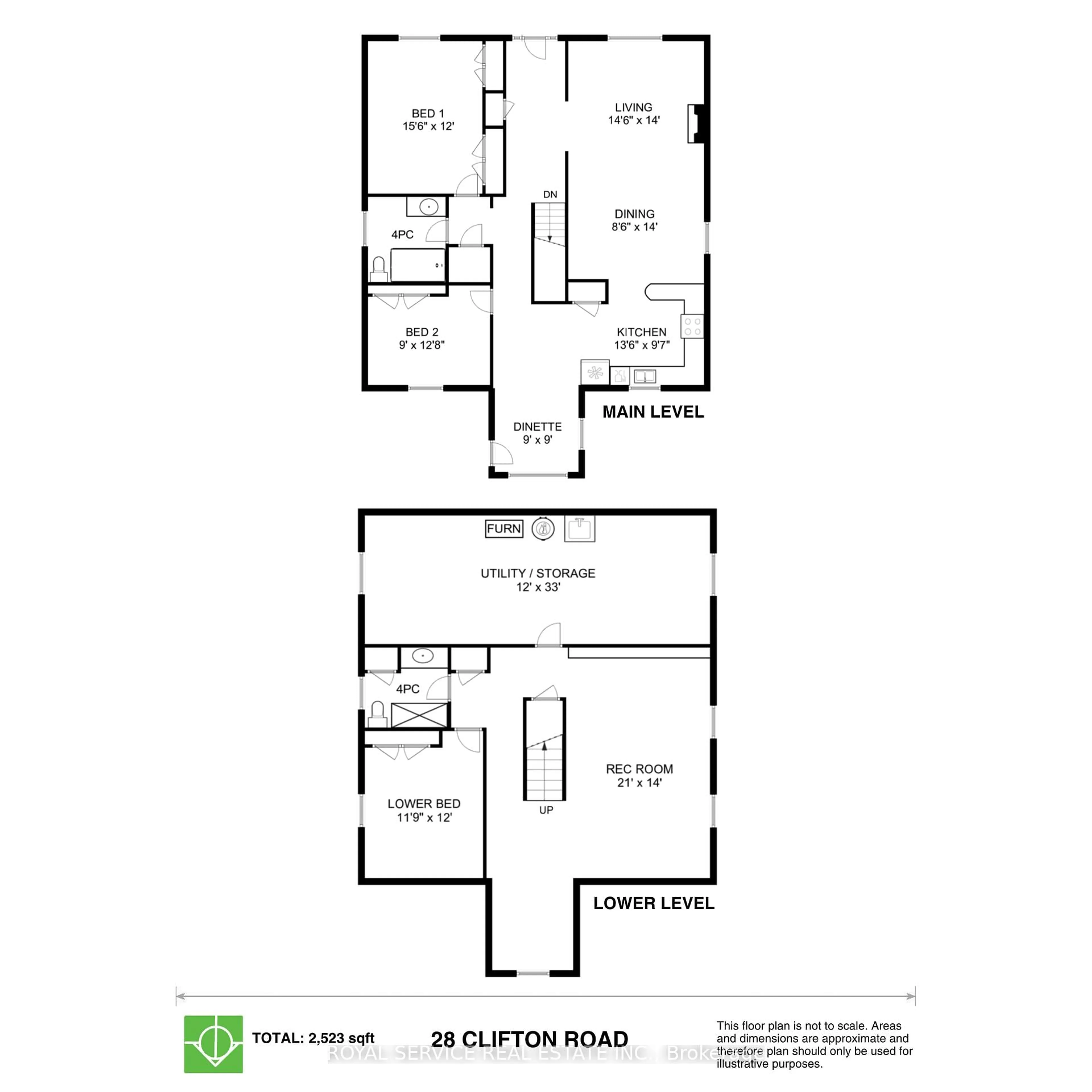 Floor plan for 28 Clifton Rd, Port Hope Ontario L1A 2B5