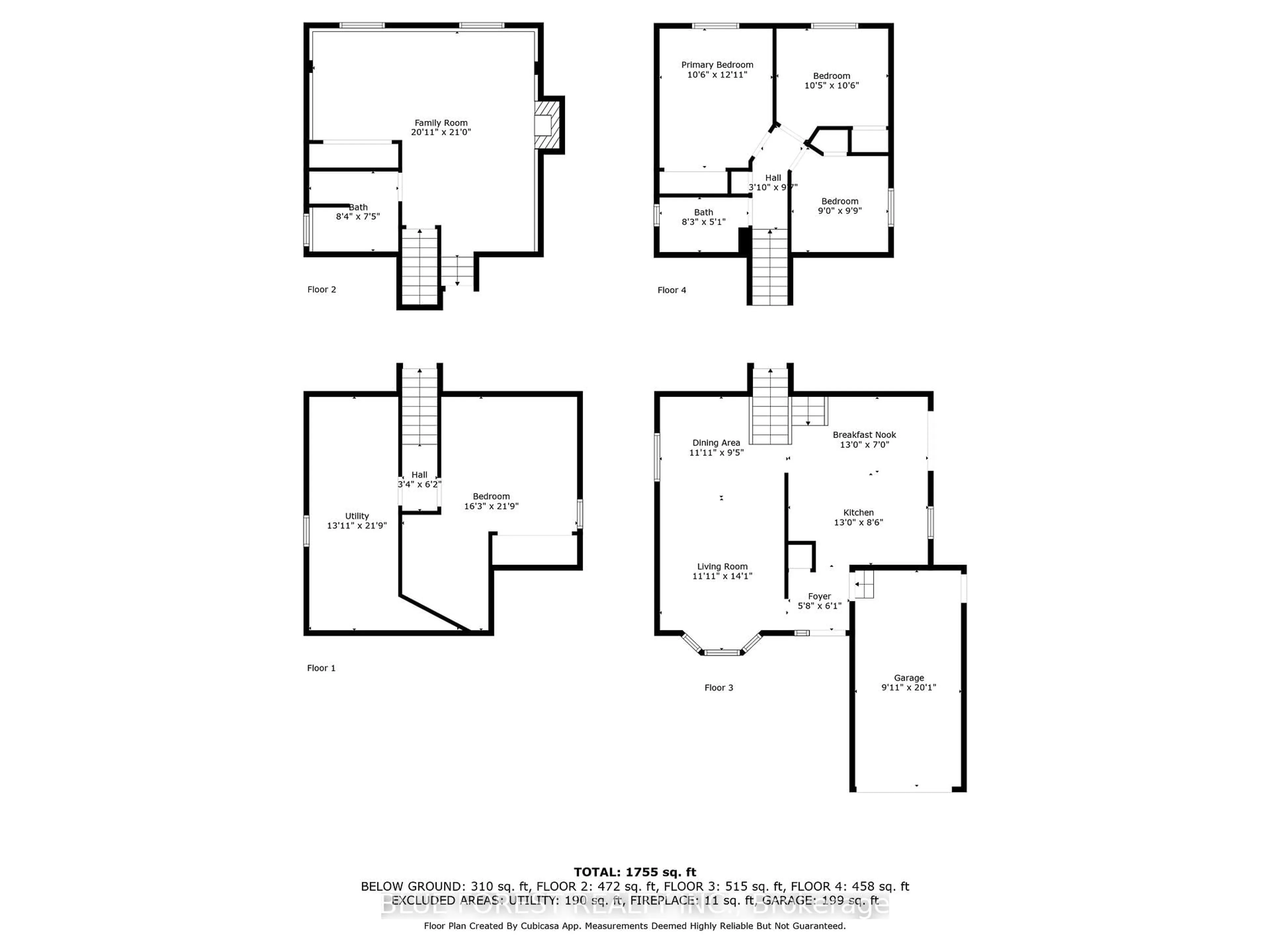 Floor plan for 243 Edmunds Pl, London South Ontario N5Z 4V9