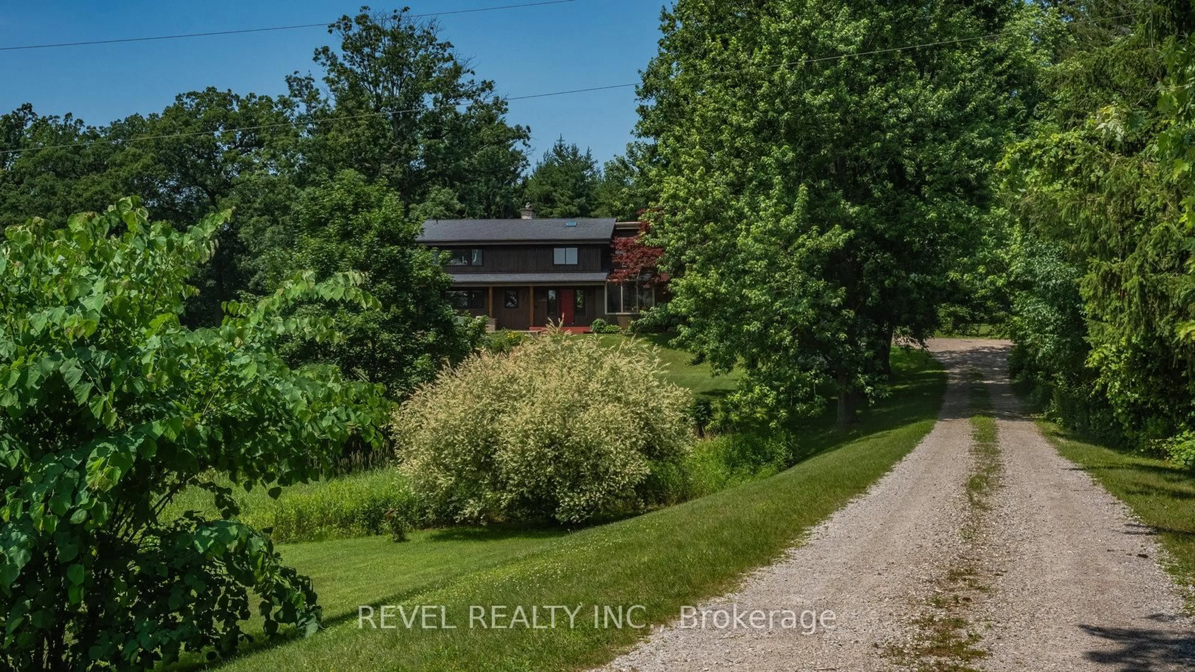 A pic from outside/outdoor area/front of a property/back of a property/a pic from drone, water/lake/river/ocean view for 457 German School Rd, Brant Ontario N3L 3E1