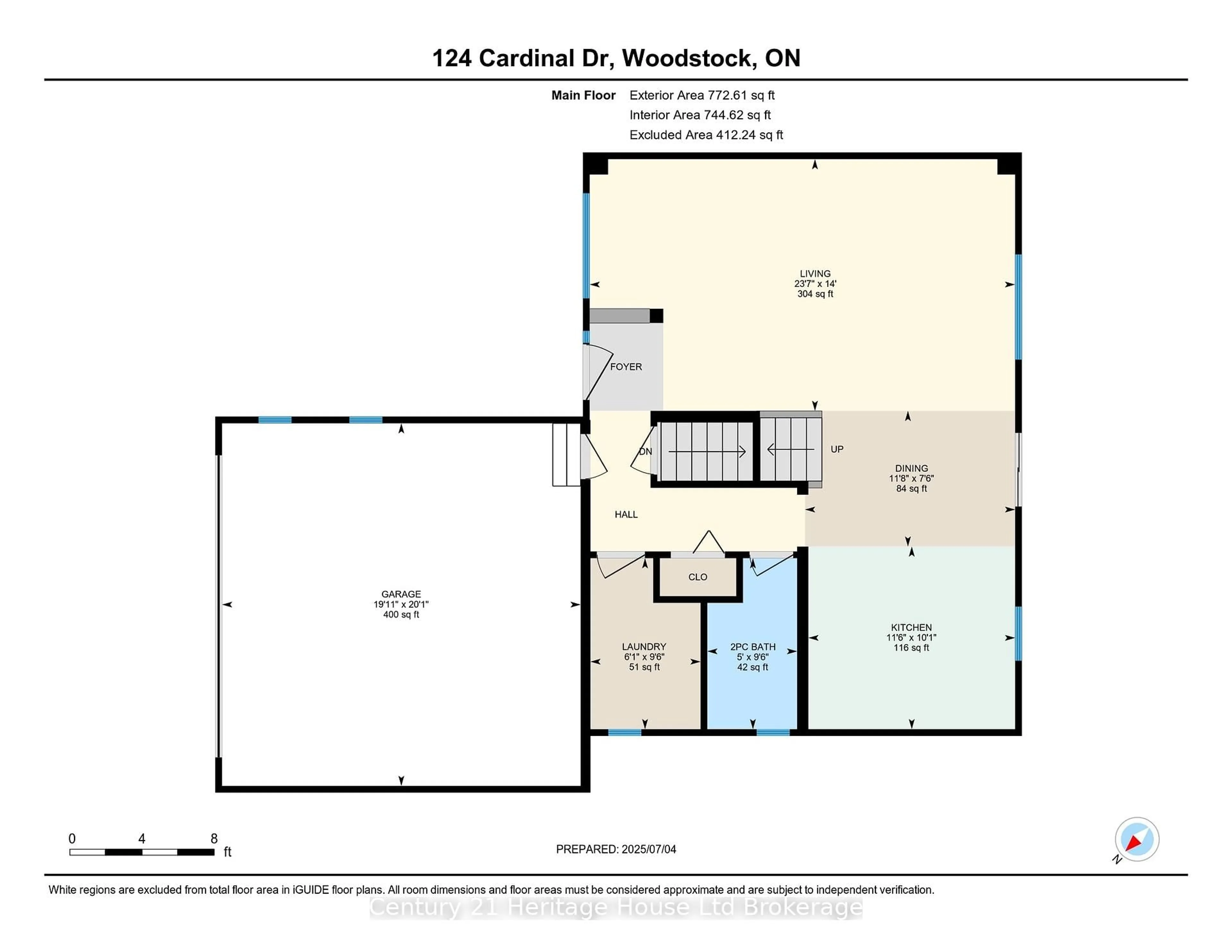 Floor plan for 124 Cardinal Dr, Woodstock Ontario N4T 0A1