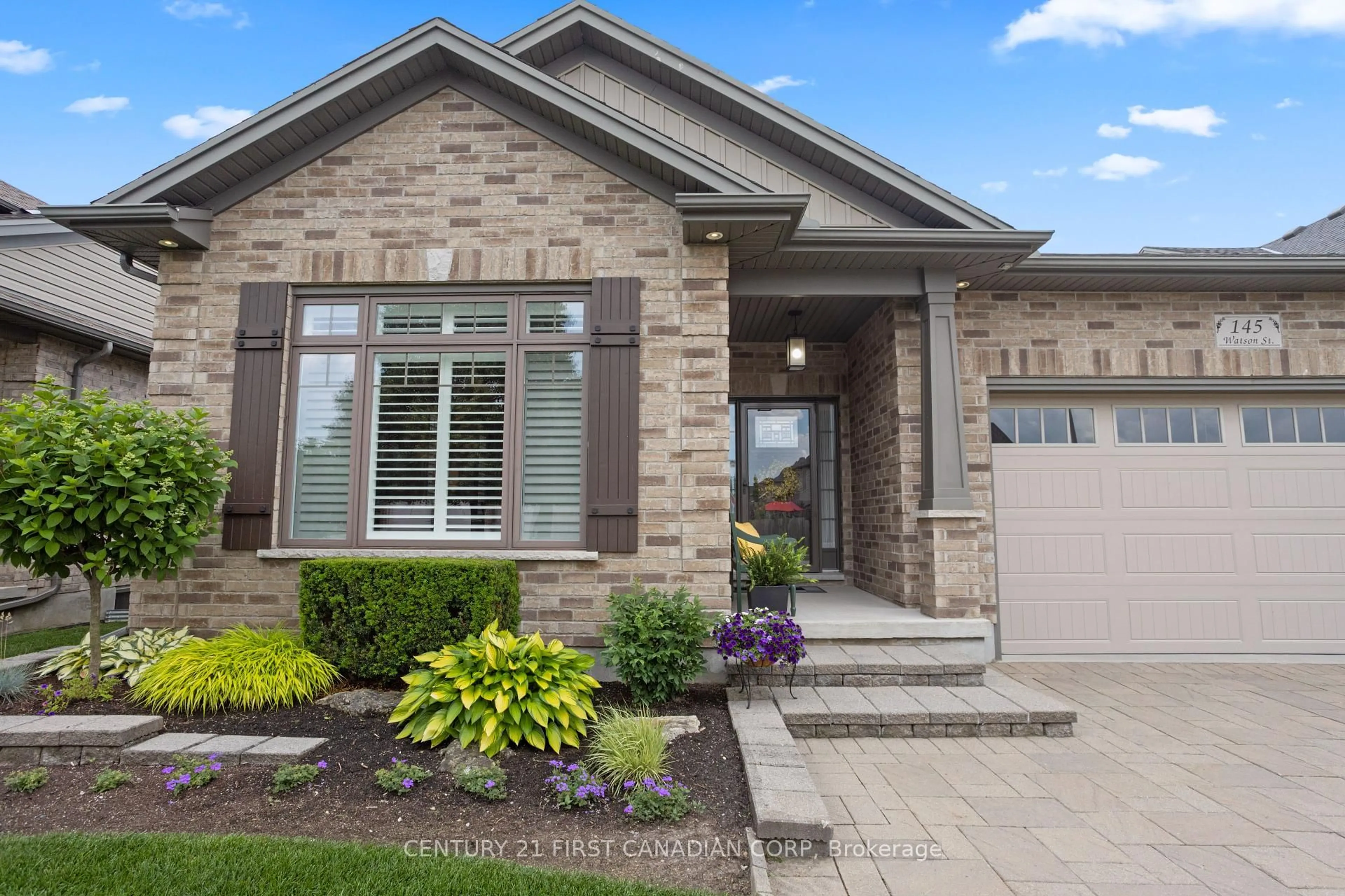 Home with brick exterior material, street for 145 Watson St, Lucan Biddulph Ontario N0M 2A0